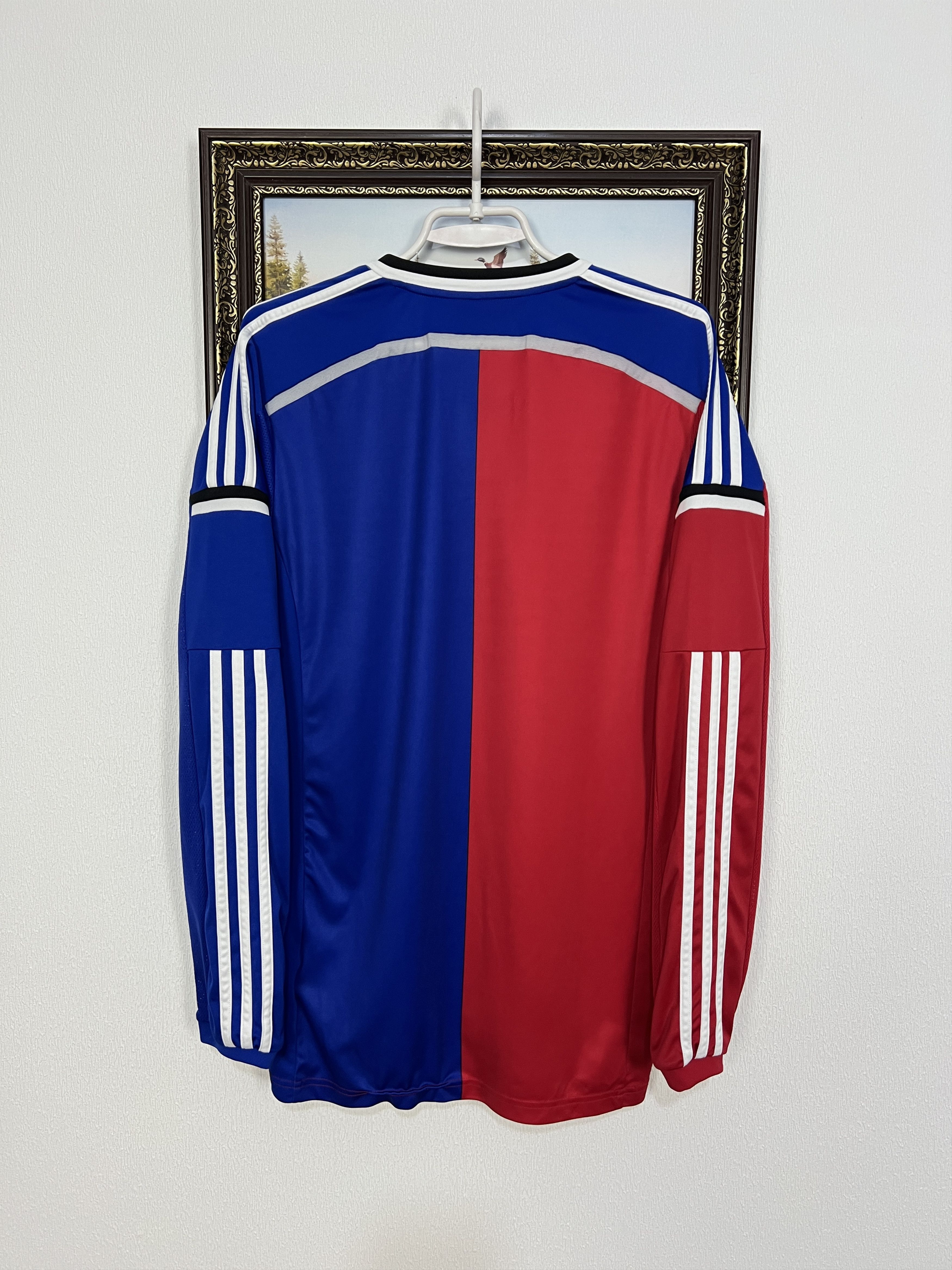 Adidas Basel 1893 football shirt Soccer Player Issue Long Sleeve Size US L / EU 52-54 / 3 - 8 Thumbnail