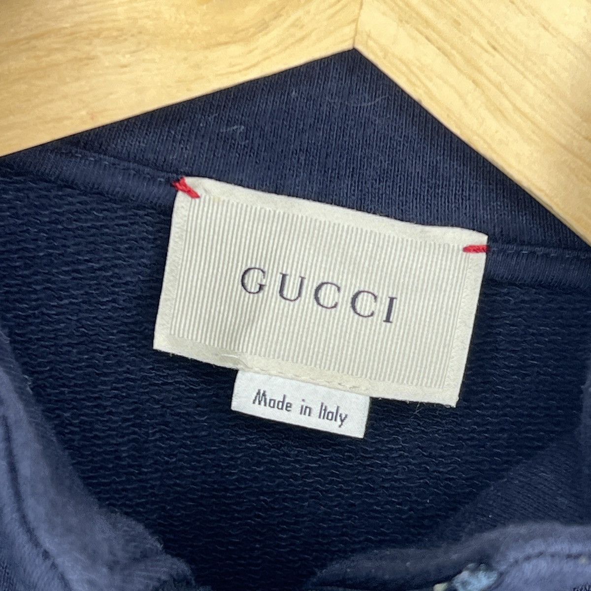 Gucci Gucci Sweatshirt ZIP Navy Stripe Sleeve Size XS / US 0-2 / IT 36-38 - 5 Thumbnail