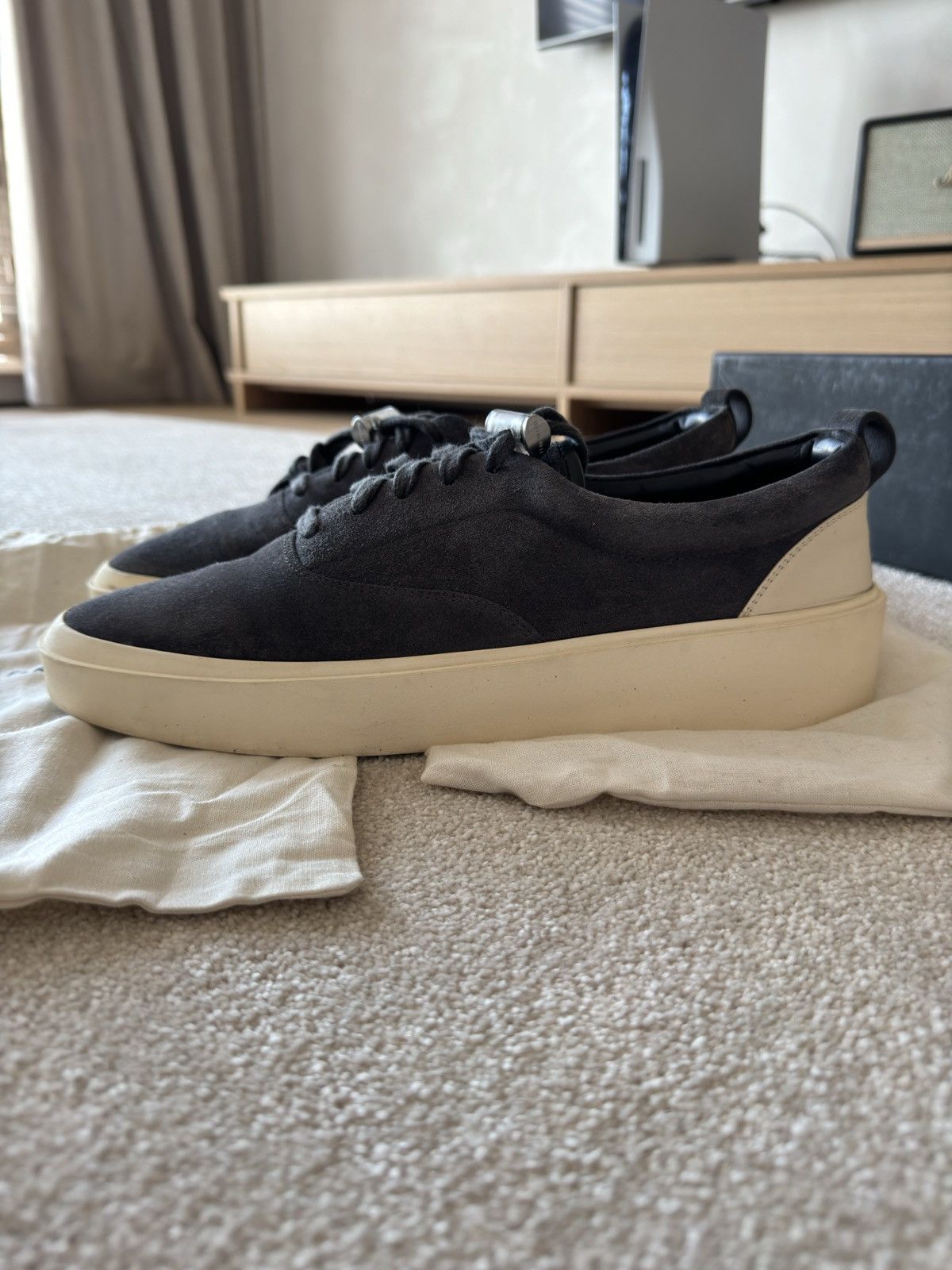 【送料&関税込】Fear of God 101 Sneakers In Black Leather FEAR OF GOD | 101 SNEAKERS