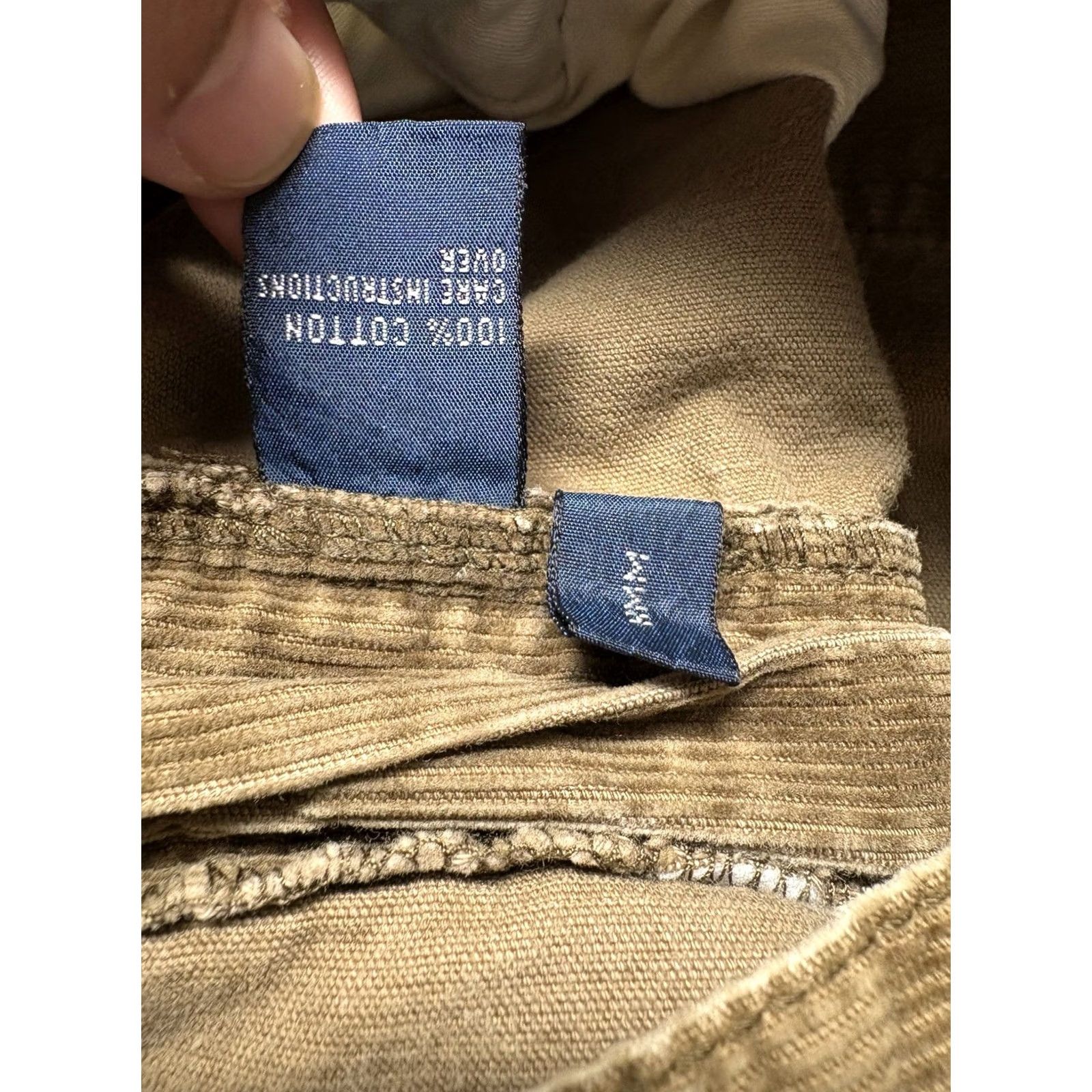 Polo Ralph Lauren VINTAGE Polo Ralph Lauren Corduroy Pants Mens 32x30 Light Brown Straight Leg Cotton Vtg Size US XS / EU 42 / 0 - 6 Thumbnail