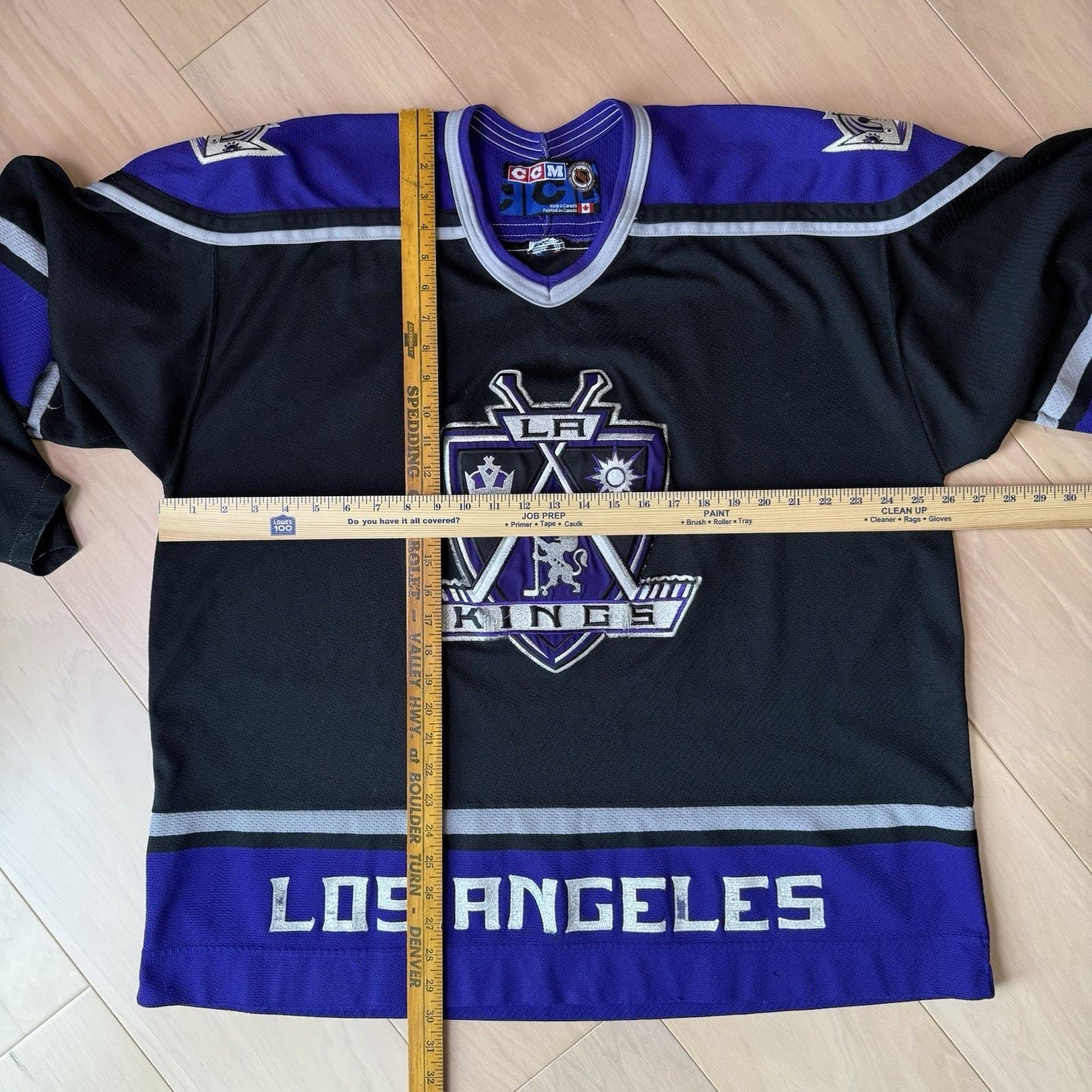 Ccm Vintage Los Angeles Kings Jersey 2XL Black Purple 90s CCM Size US XXL / EU 58 / 5 - 2 Thumbnail