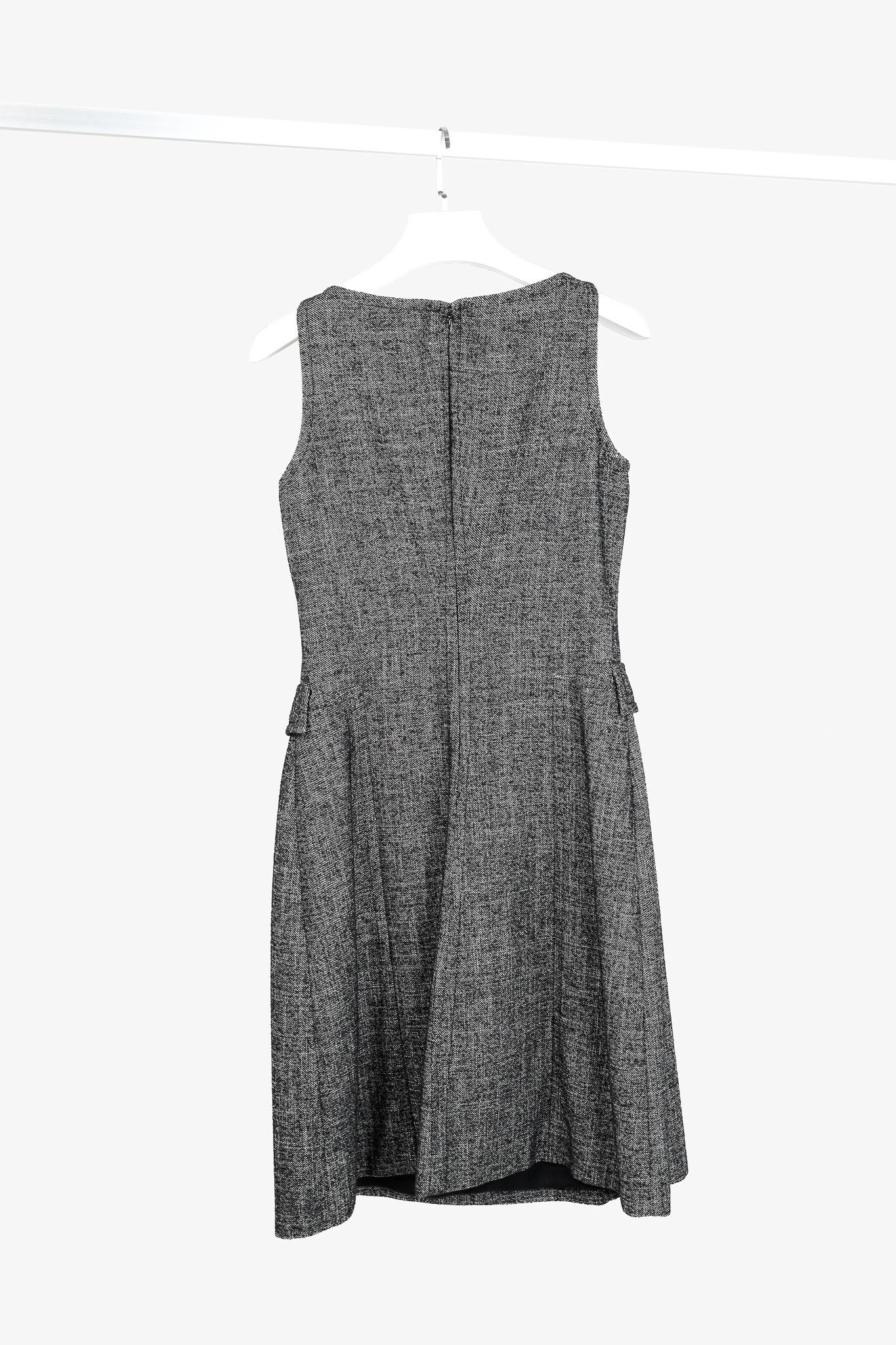 Giambattista Valli Giambattista Valli Tweed Faux-Pocket Sleeveless Midi Dress Size M / US 6-8 / IT 42-44 - 2 Thumbnail