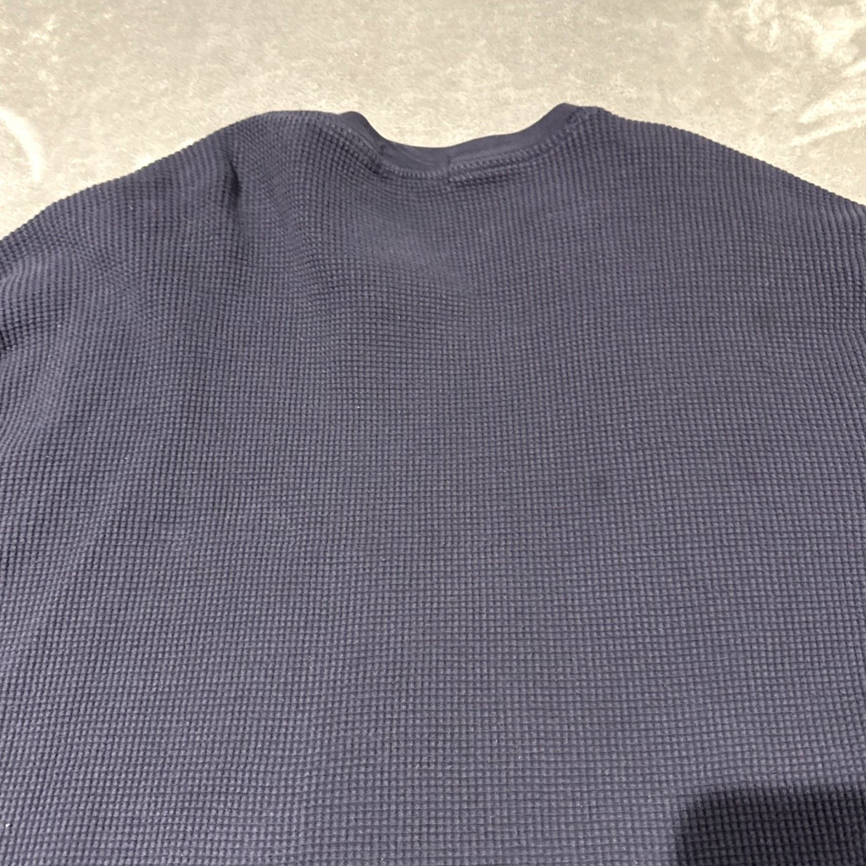 Polo Ralph Lauren Polo Ralph Lauren Thermal Shirt Mens 2XB Blue Waffle-Knit Long Sleeve Crew Size US XXL / EU 58 / 5 - 7 Thumbnail