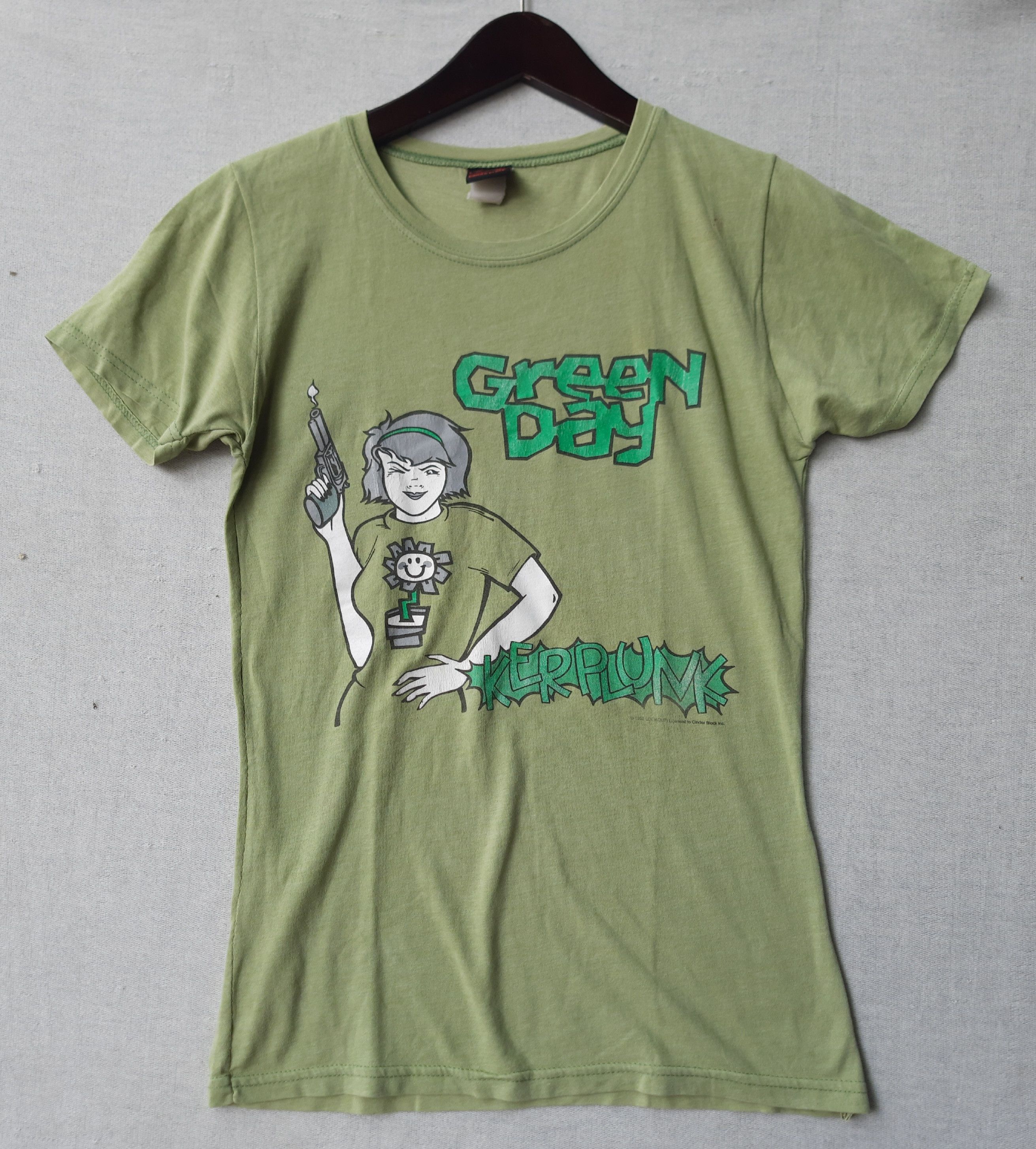 Vintage 90s Green Day KERPLUNK Promo Album T-shirt