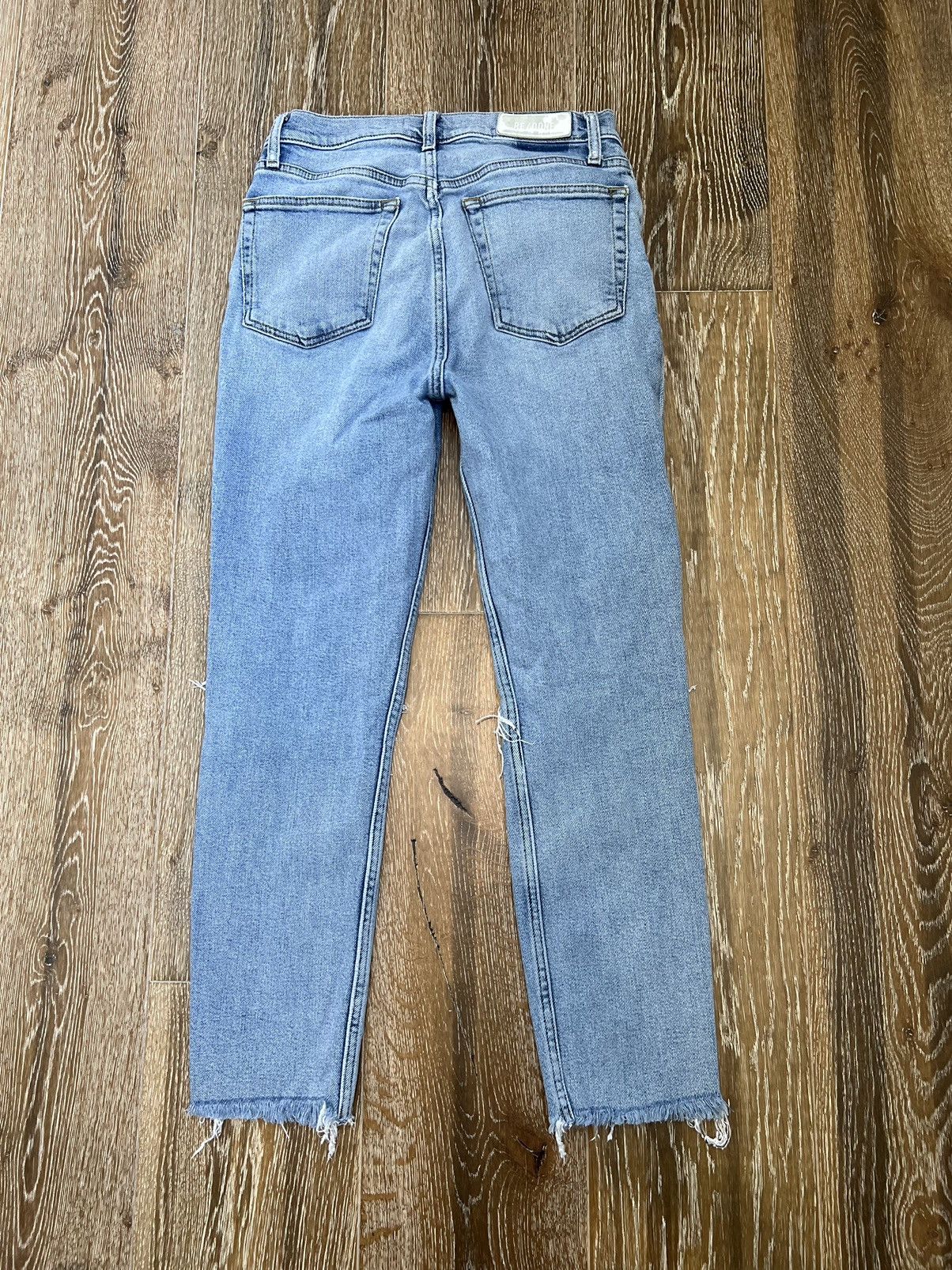 RE/DONE Re/done 90s High Tide Ankle Crop Jeans Size 27" / US 4 / IT 40 - 2 Thumbnail