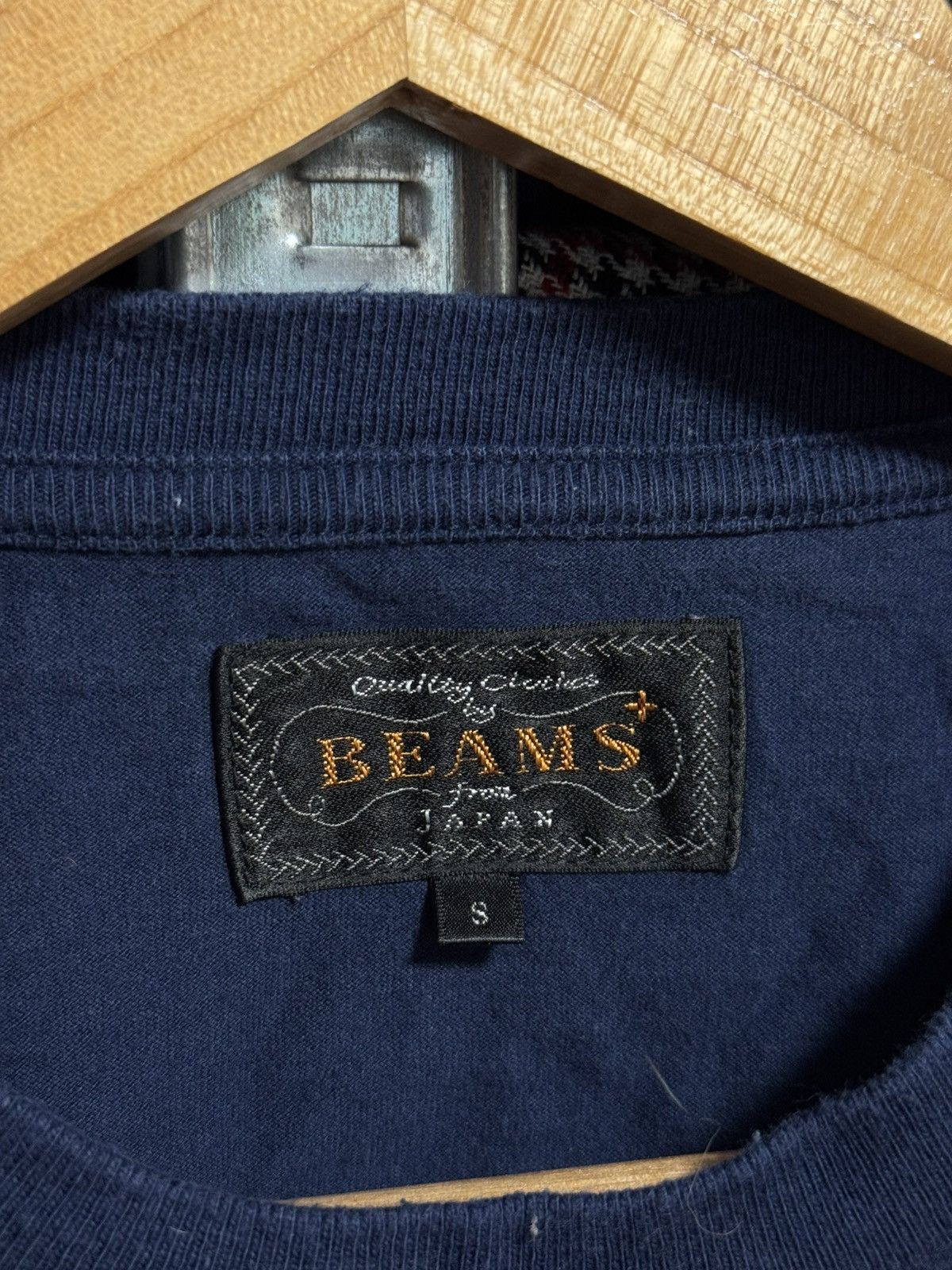 Beams Japan Beams Japan Navy Long Sleeve T Shirt Size S Sweatshirt Size US S / EU 44-46 / 1 - 4 Thumbnail