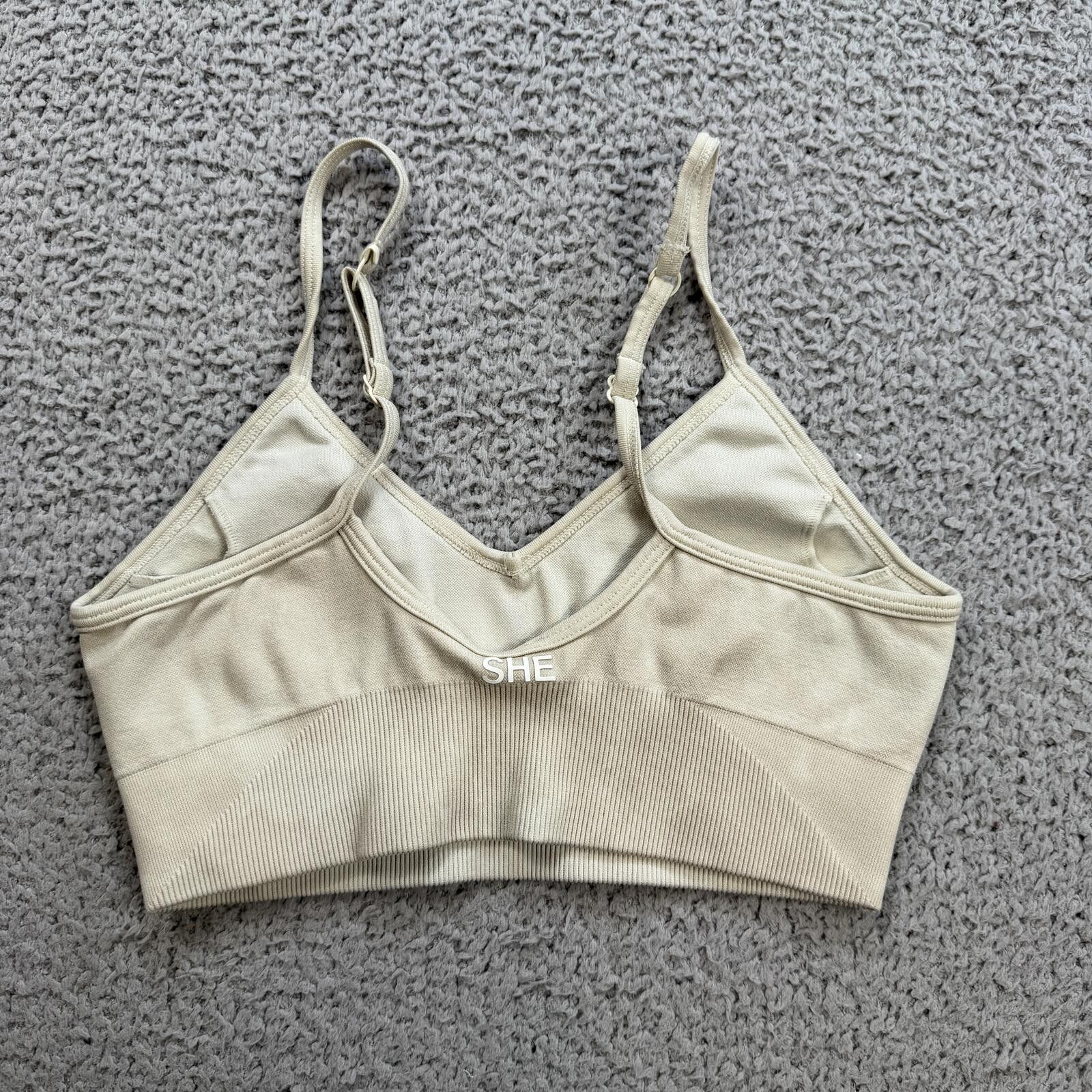 Darc Sport Darc Sport Wolves SHE Seamless Sports Bra Beige Adjustable Size ONE SIZE - 2 Thumbnail