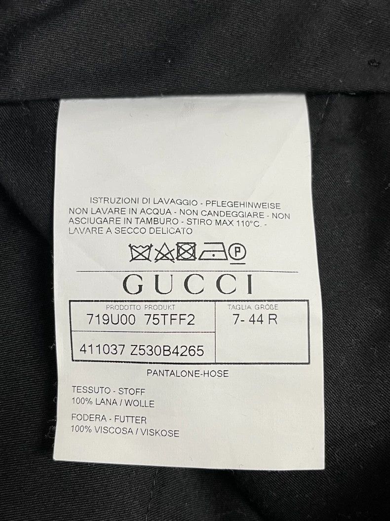 Gucci Gucci Blue casual wool suit trousers 2502-Nextarrow Size 44R - 5 Thumbnail