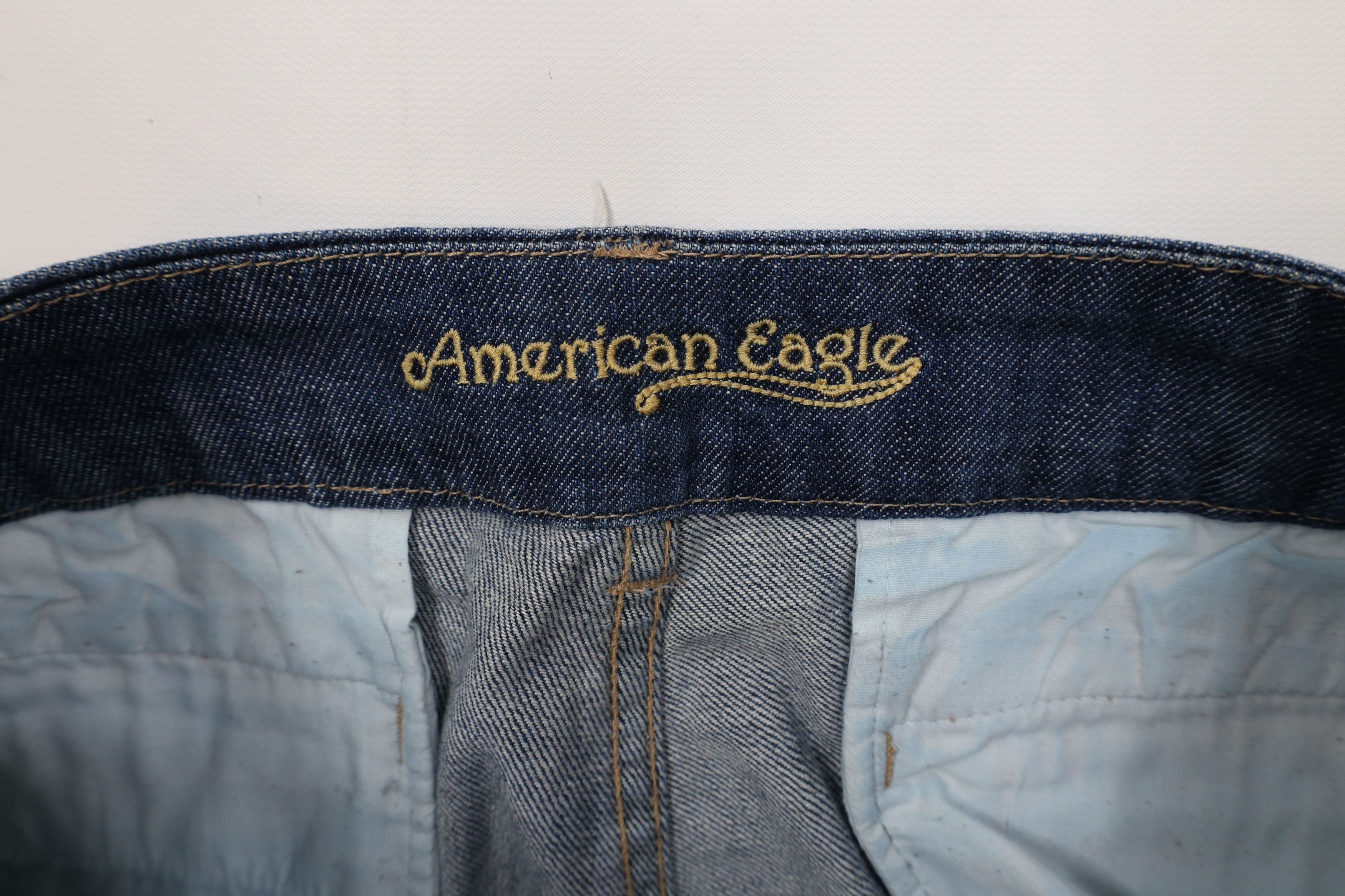 American Eagle Outfitters Vintage 90s Y2K American Eagle Outfitters Wide Leg Jeans Size 30" / US 8 / IT 44 - 9 Thumbnail