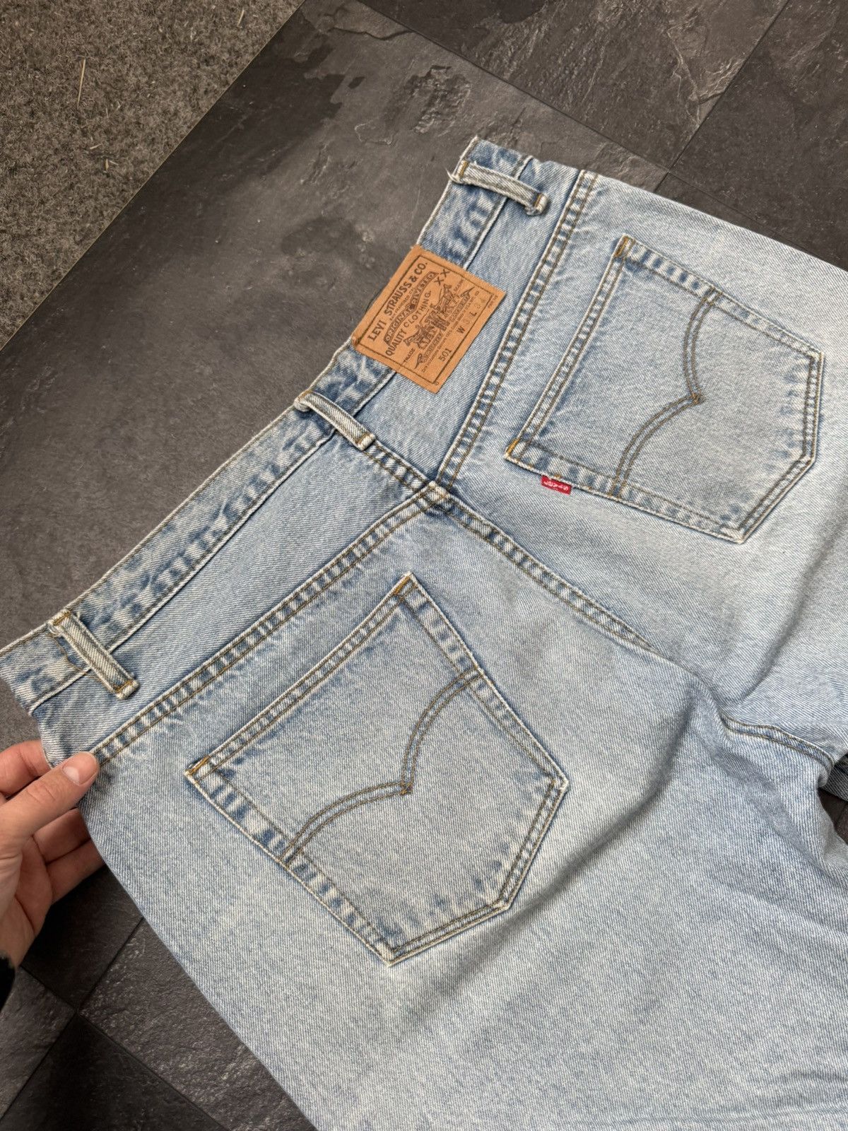 Levi's × Vintage Vintage Levi’s made in USA blue denim jeans Size US 36 / EU 52 - 2 Thumbnail