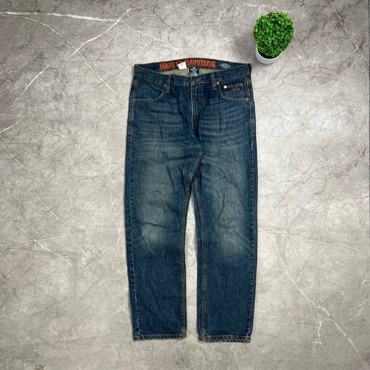 Harley Davidson Harley Davidson Men's Motorcycle Jeans with Knee size 32x30 Size US 33 - 21 Thumbnail