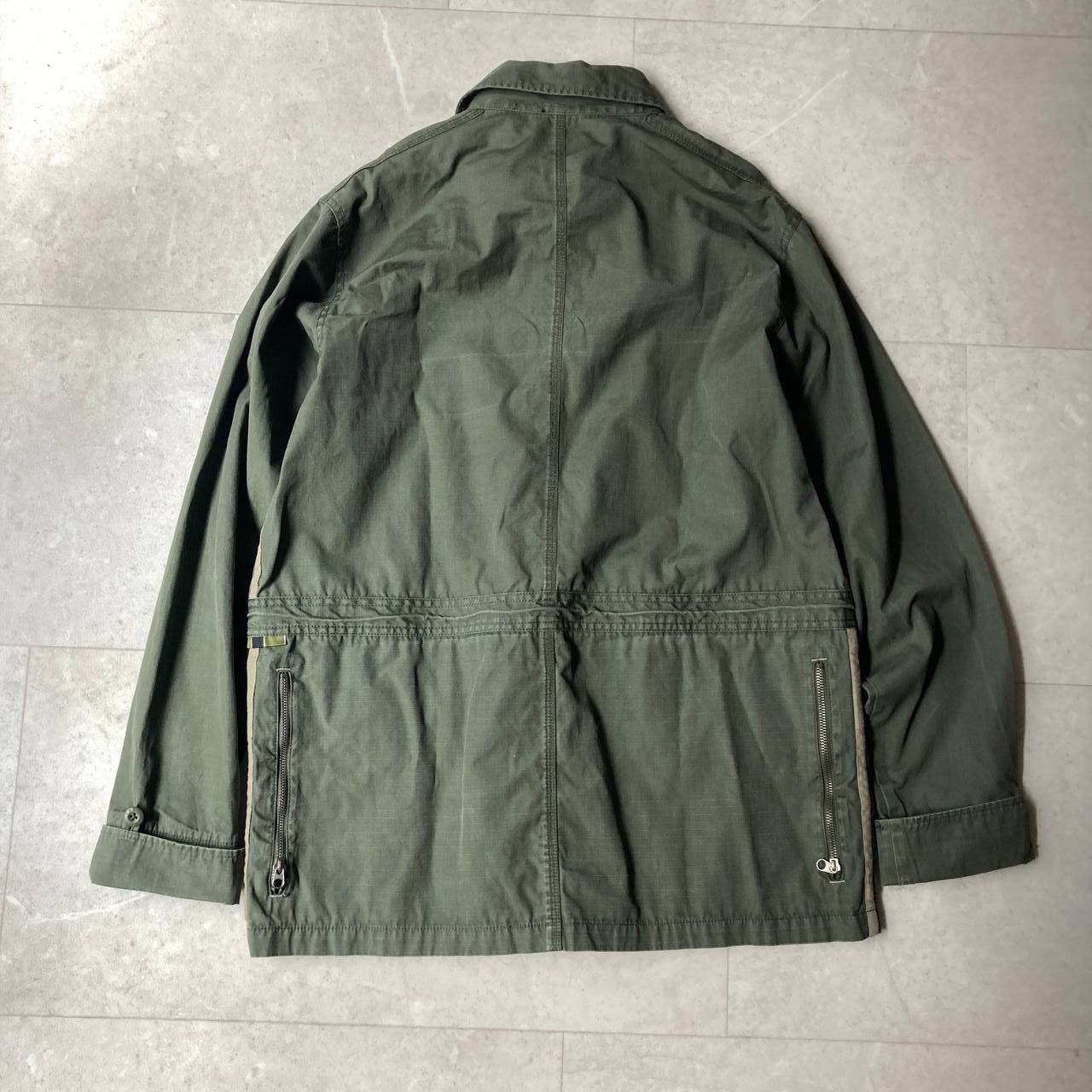 Triple 5 Soul Triple 5 Soul E89 Tactical Ripstop Military Khaki Jacket Size US L / EU 52-54 / 3 - 10 Thumbnail