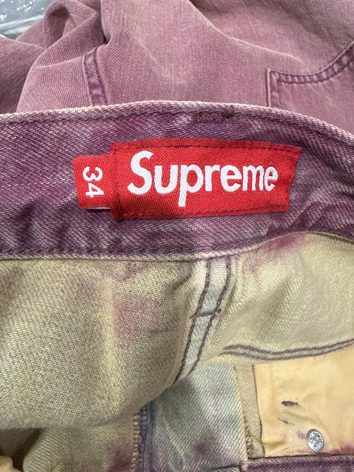 Supreme Supreme Baggy Denim Shorts Overdyed SS26 Size US 34 / EU 50 - 2 Thumbnail