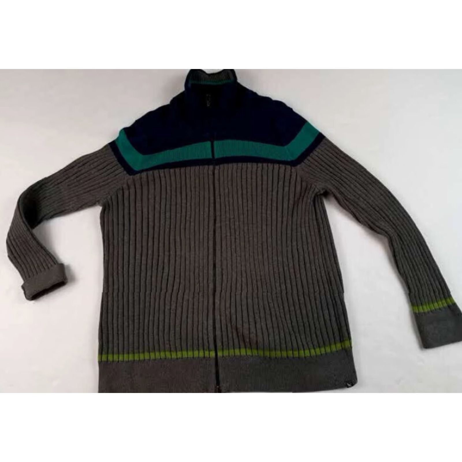Eddie Bauer VINTAGE Eddie Bauer Woman Ribbed Knit Full Zip Sweater 2XL Size XXL / US 16-18 / IT 52-54 - 2 Thumbnail