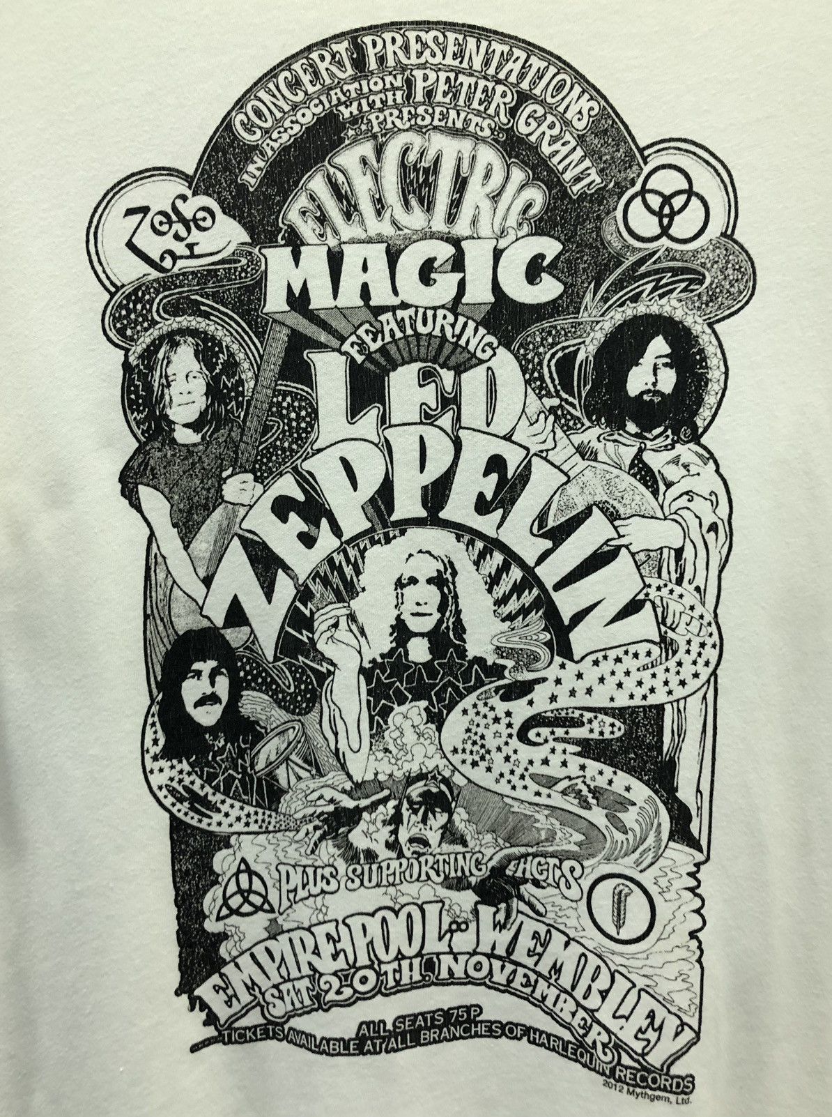 Band Tees Vintage H&M Rock Band Led Zeppelin T-Shirt Size US M / EU 48-50 / 2 - 3 Thumbnail