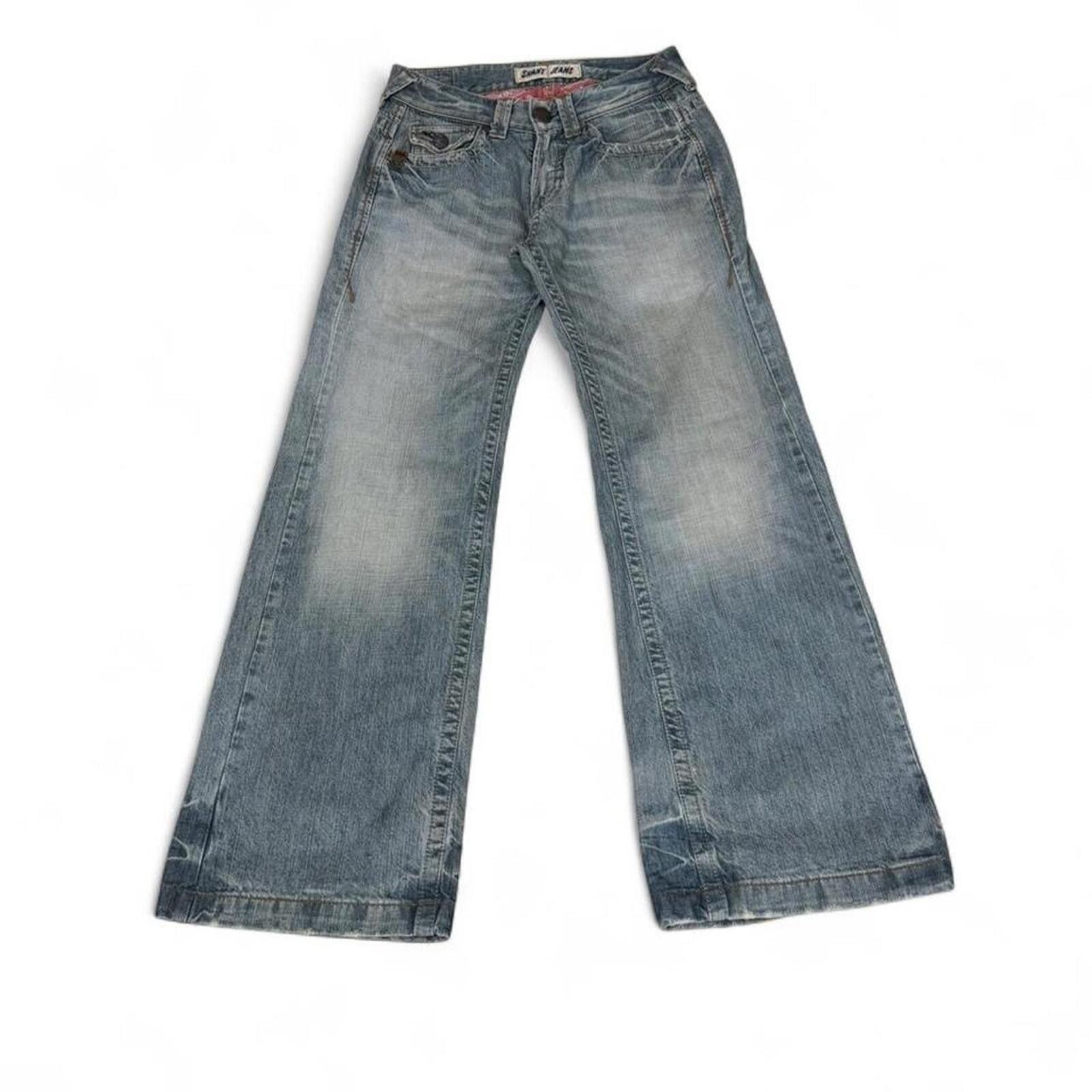Other Vintage Style shane Jeans wide leg denim jeans Size 30" / US 8 / IT 44 - 2 Thumbnail