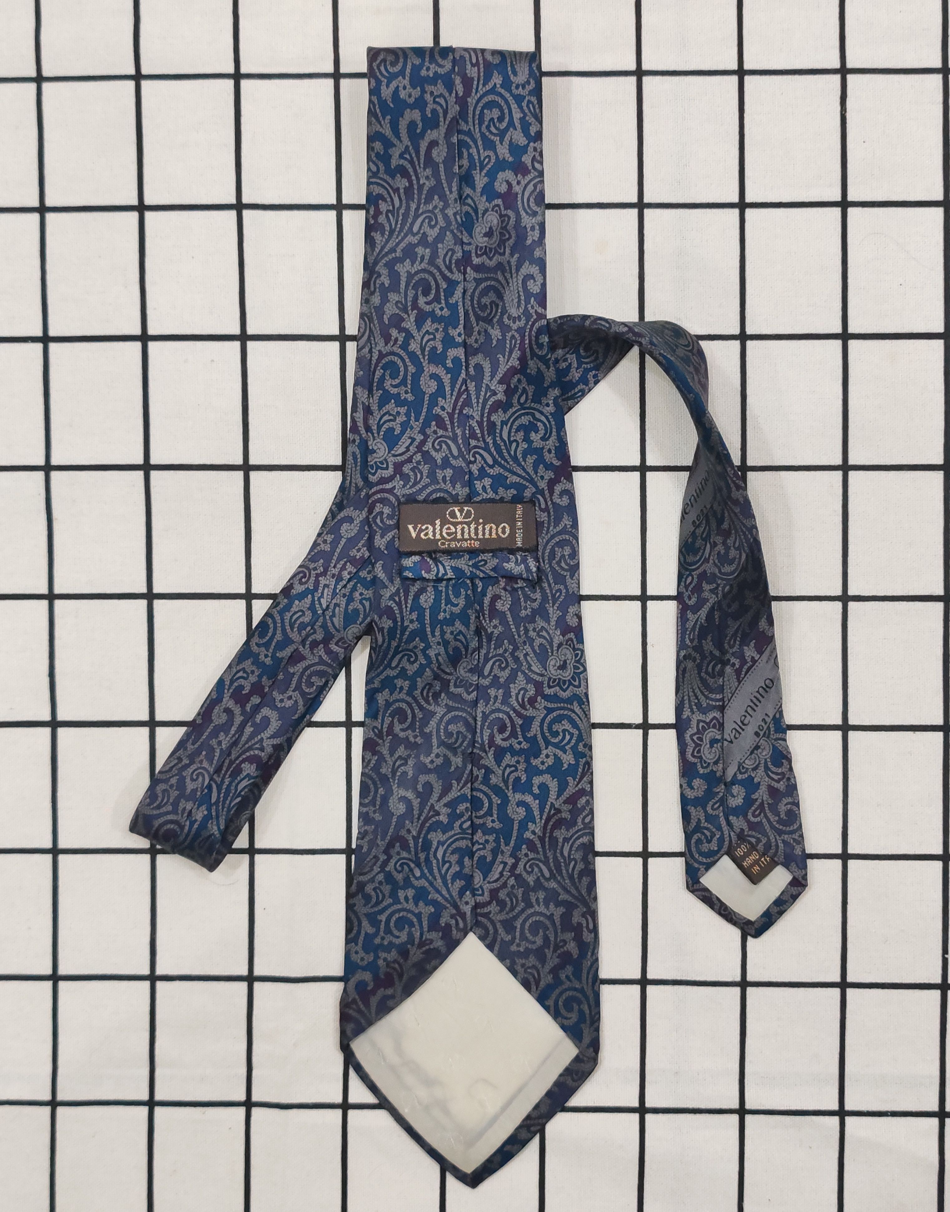 Valentino VALENTINO CRAVATTE Paisley Design made in Italy For Men Size ONE SIZE - 2 Thumbnail