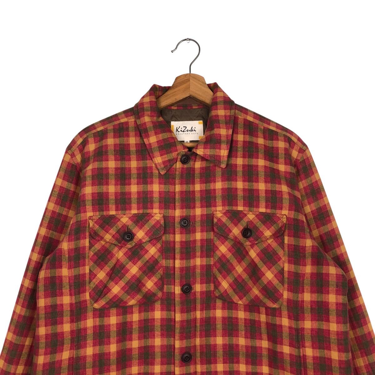 Japanese Brand 📌Vintage Zipper Chore Jacket Kizuku Kazutaka Kato Tartan Size US M / EU 48-50 / 2 - 4 Thumbnail