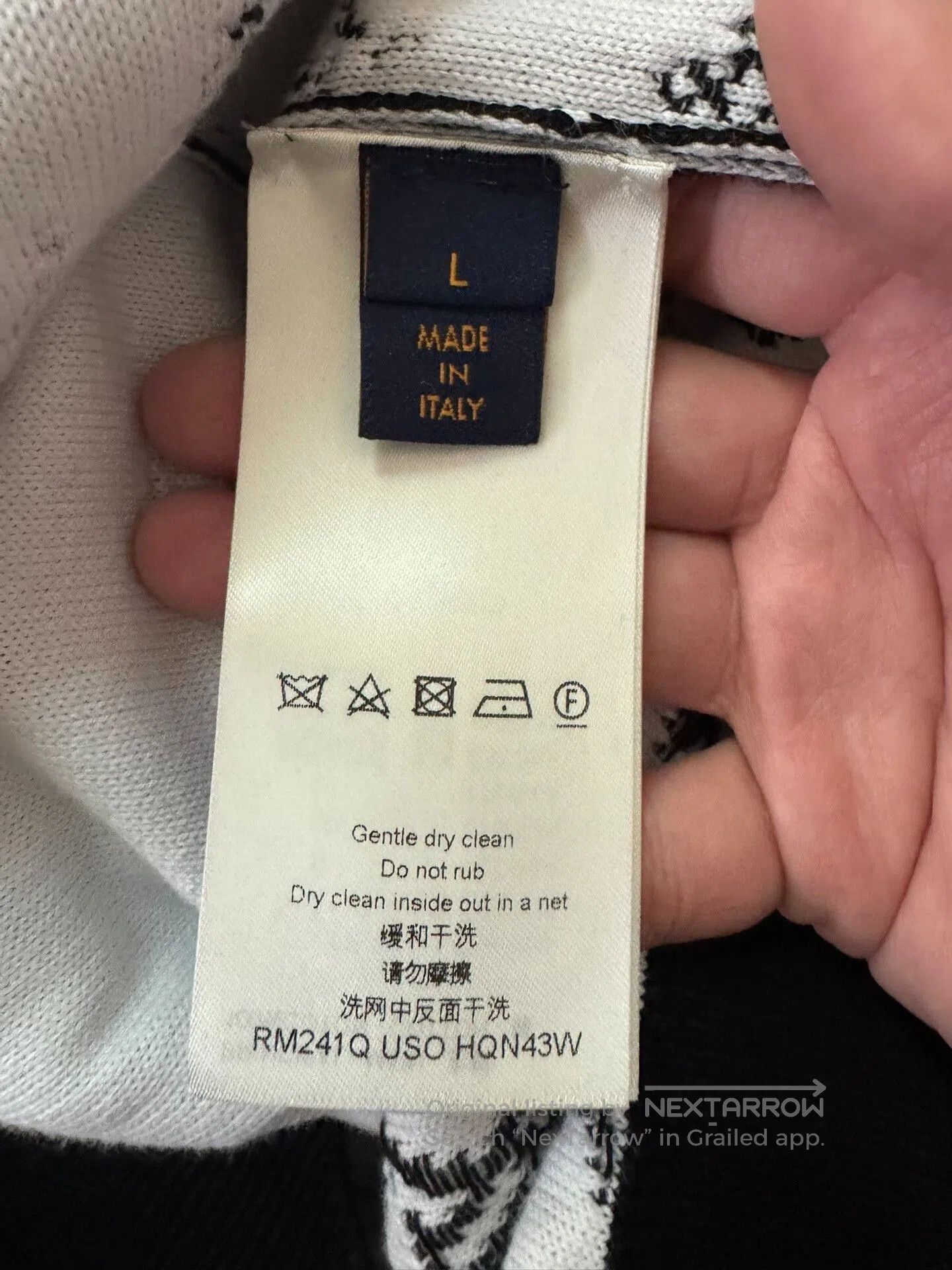 Louis Vuitton black and white gradient hoodie sweatshirt. Size US L / EU 52-54 / 3 - 4 Thumbnail