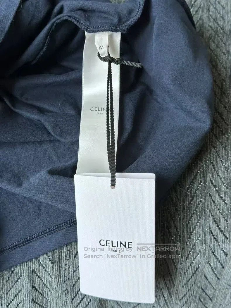 Celine Celine Logo Short Sleeve T. Size US M / EU 48-50 / 2 - 4 Thumbnail