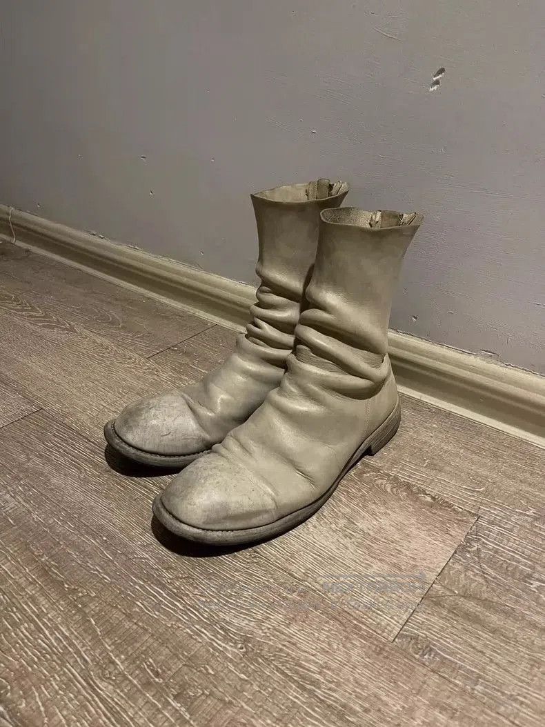Guidi 988 Beige Leather Boots.