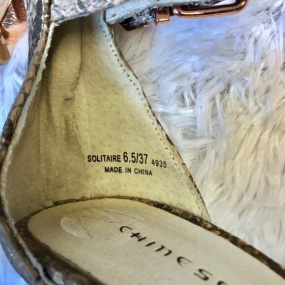 Chinese Laundry Chinese Laundry Heels 6.5 D’Orsay 4” Solitaire Snake Cocktai Size US 6.5 / IT 36.5 - 6 Thumbnail