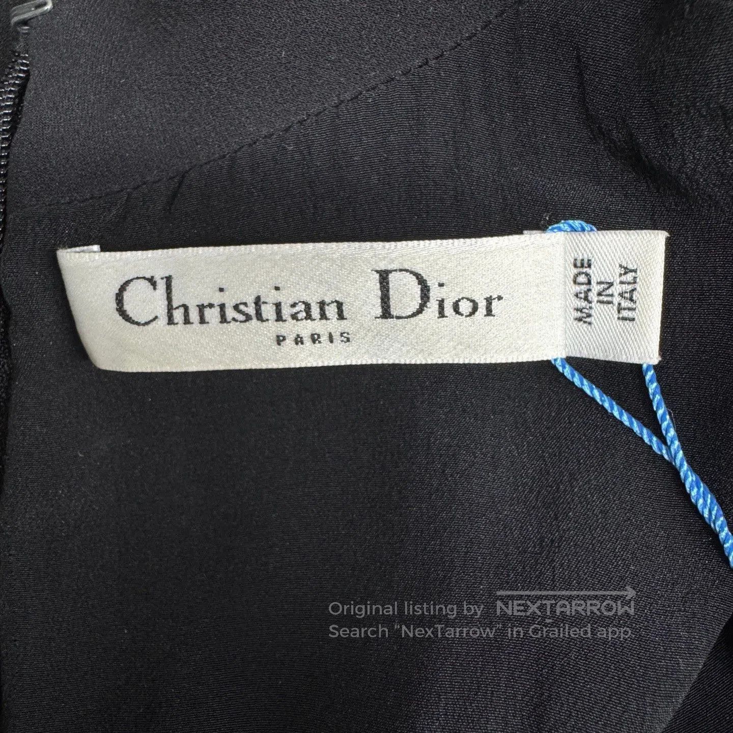Dior black short-sleeve shirt with embroidered collar. Size US S / EU 44-46 / 1 - 3 Thumbnail