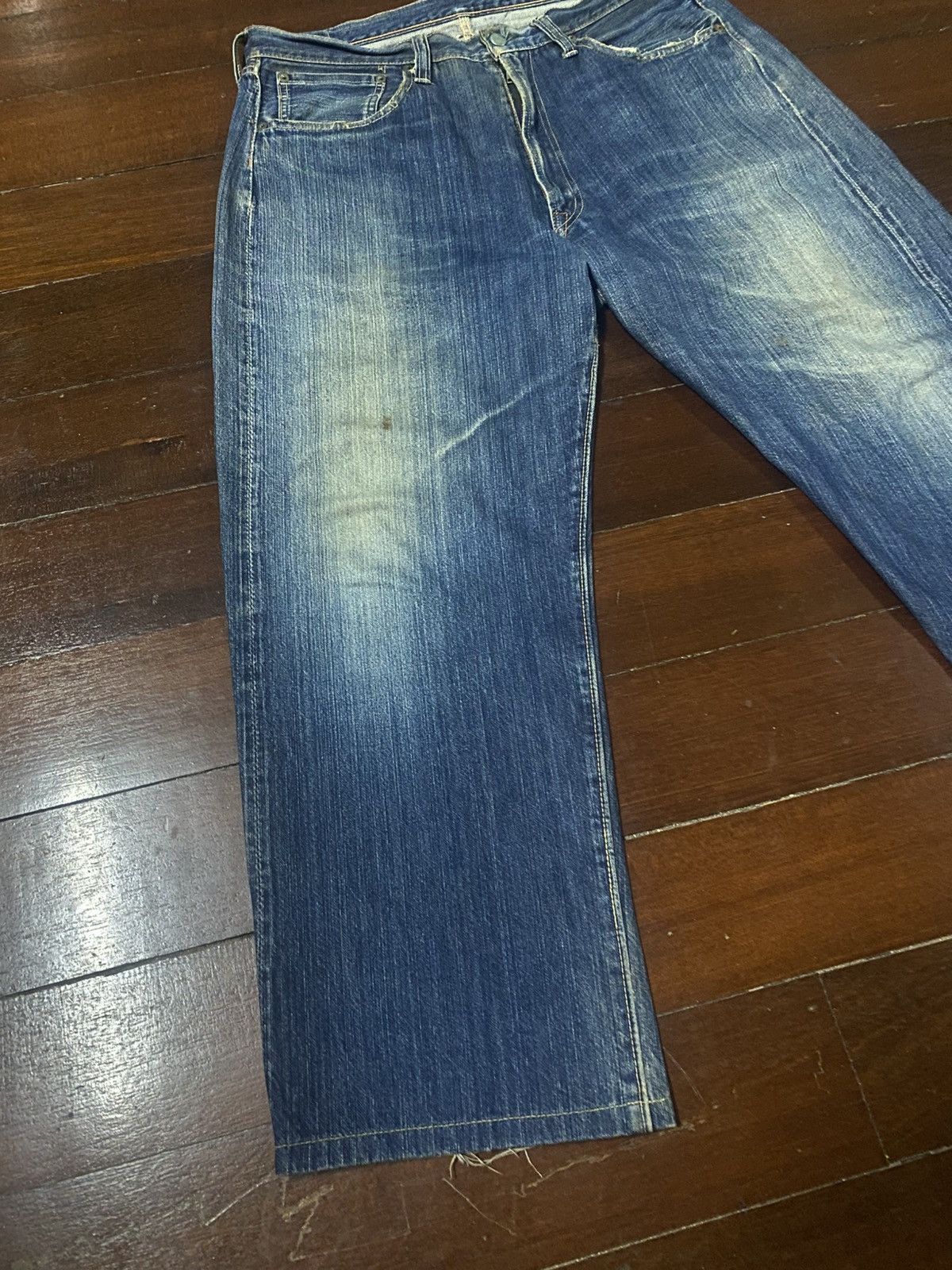Warehouse & Co. Vintage 40s world war II inspired JOE McCOY 901 Z Selvedge Size US 36 / EU 52 - 3 Thumbnail