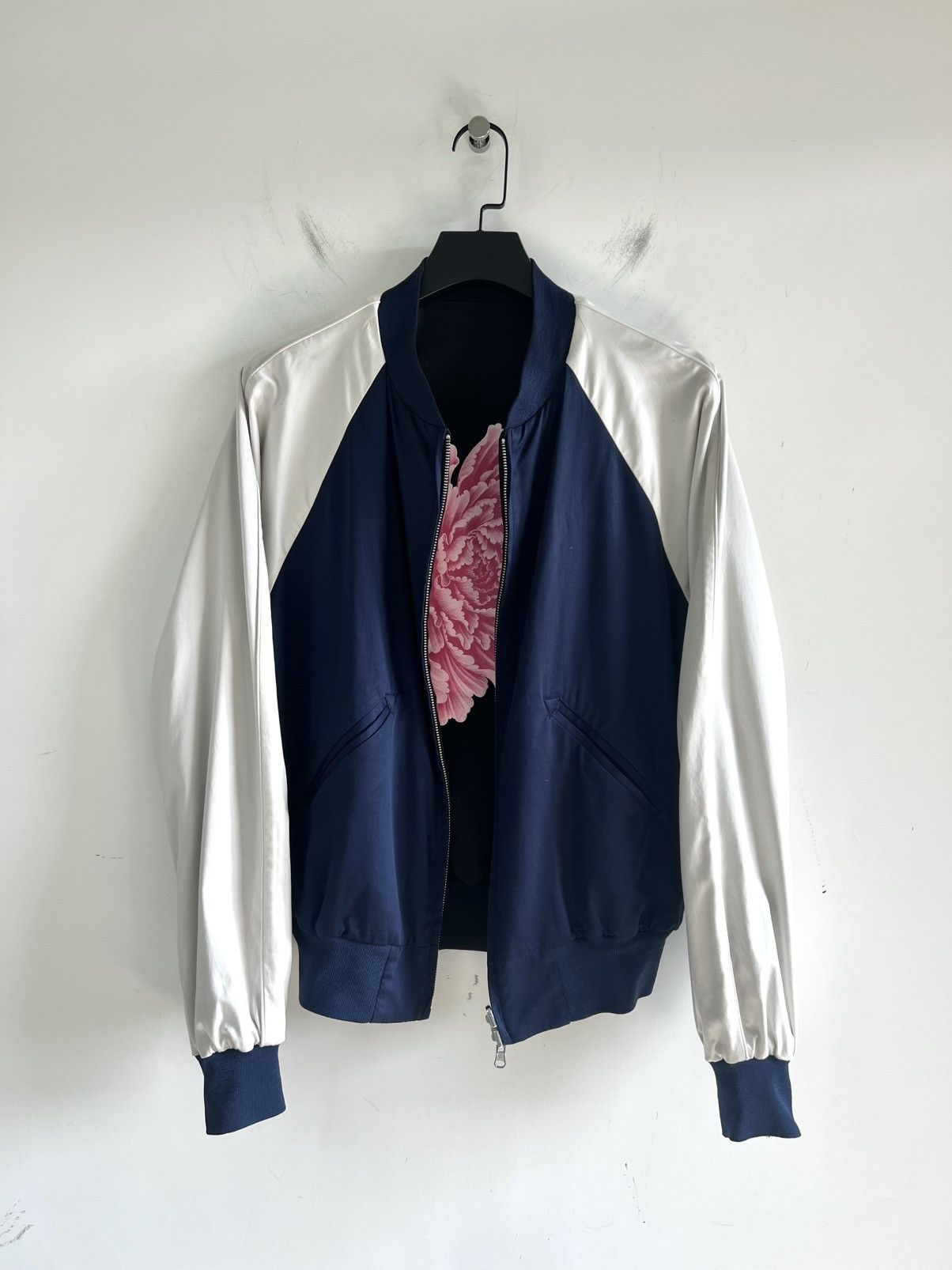 Adidas × Y-3 × Yohji Yamamoto Y-3 x James Harden Floral Reversible Satin Bomber Jacket Size US S / EU 44-46 / 1 - 17 Thumbnail