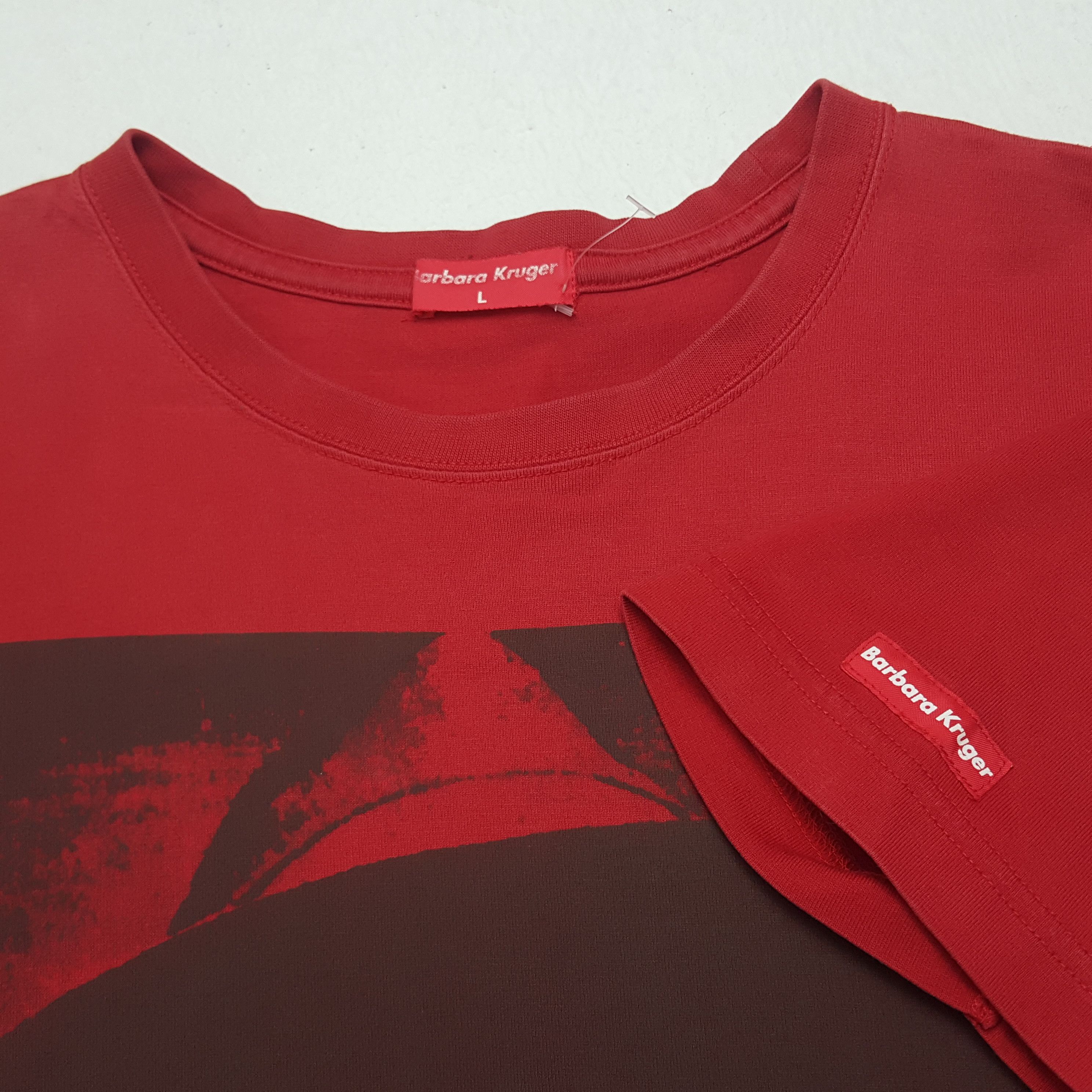 Barbara Kruger × Japanese Brand × Vintage Vintage Barbara Kruger Your Comfort Is My Silence Tshirt Size US L / EU 52-54 / 3 - 4 Thumbnail