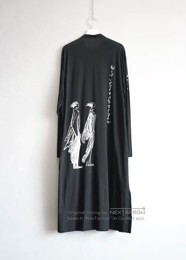 Yohji Yamamoto YOHJI YAMAMOTO Hand-Painted Printed Long Shirt Size US L / EU 52-54 / 3 - 2 Thumbnail