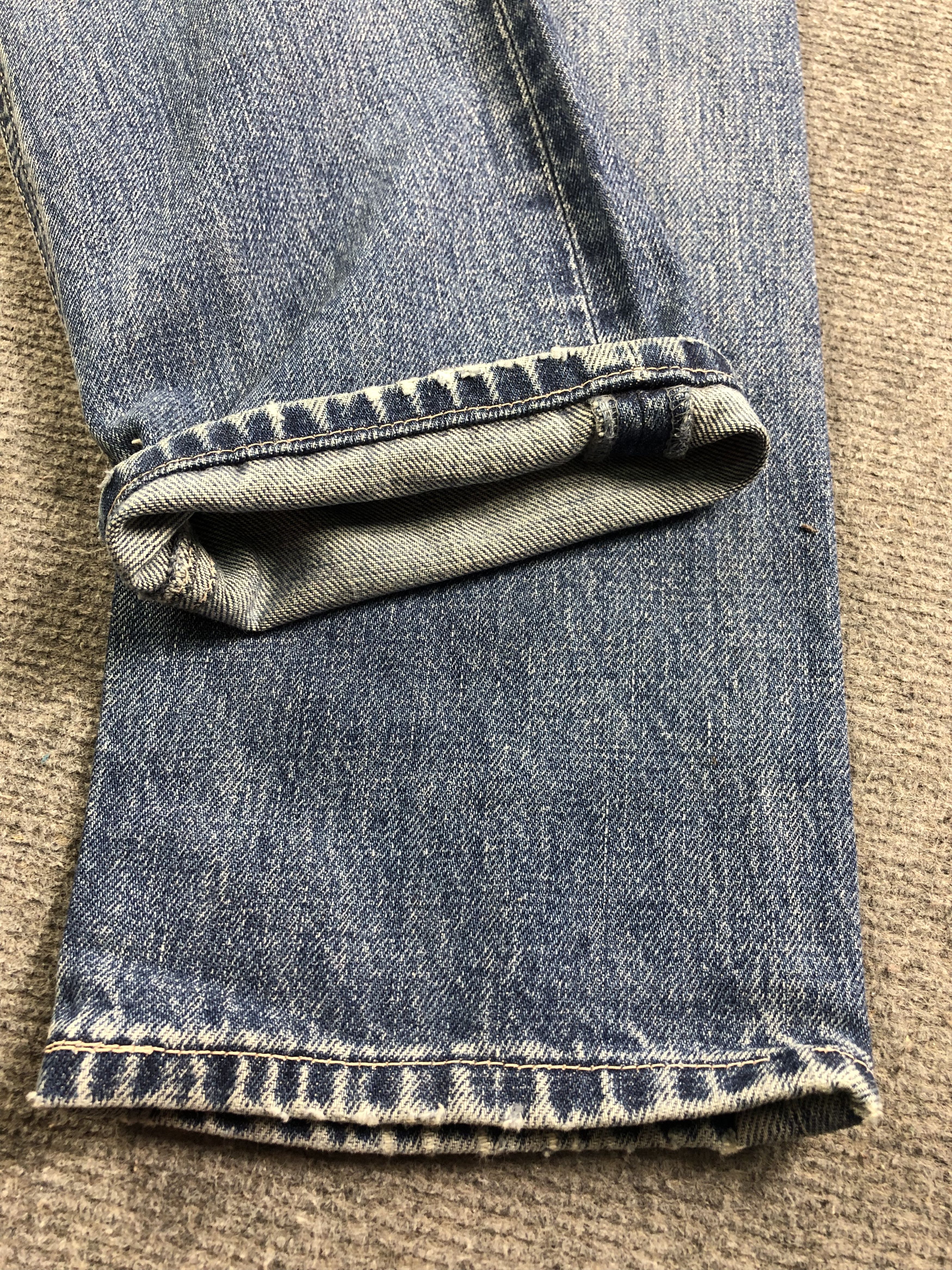 Japanese Brand Wash Blue Domingo Co Ltd Denim Jeans 32x30.5 Size 32" / US 10 / IT 46 - 12 Thumbnail