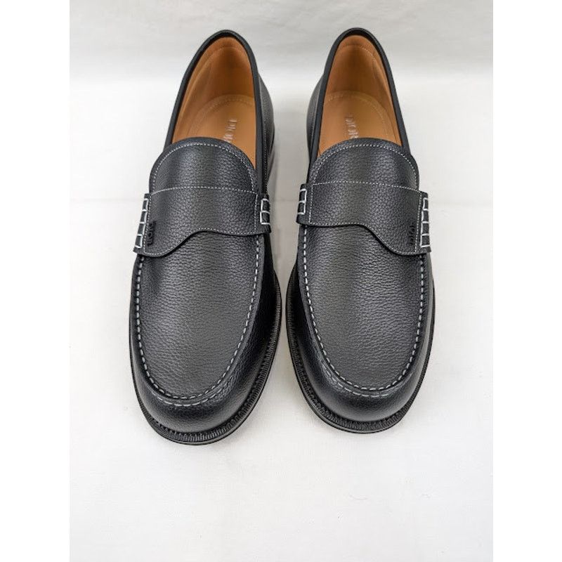Dior o1rshd1 Granville Grained Calf Loafer in Nior Size US 13 / EU 46 - 13 Thumbnail