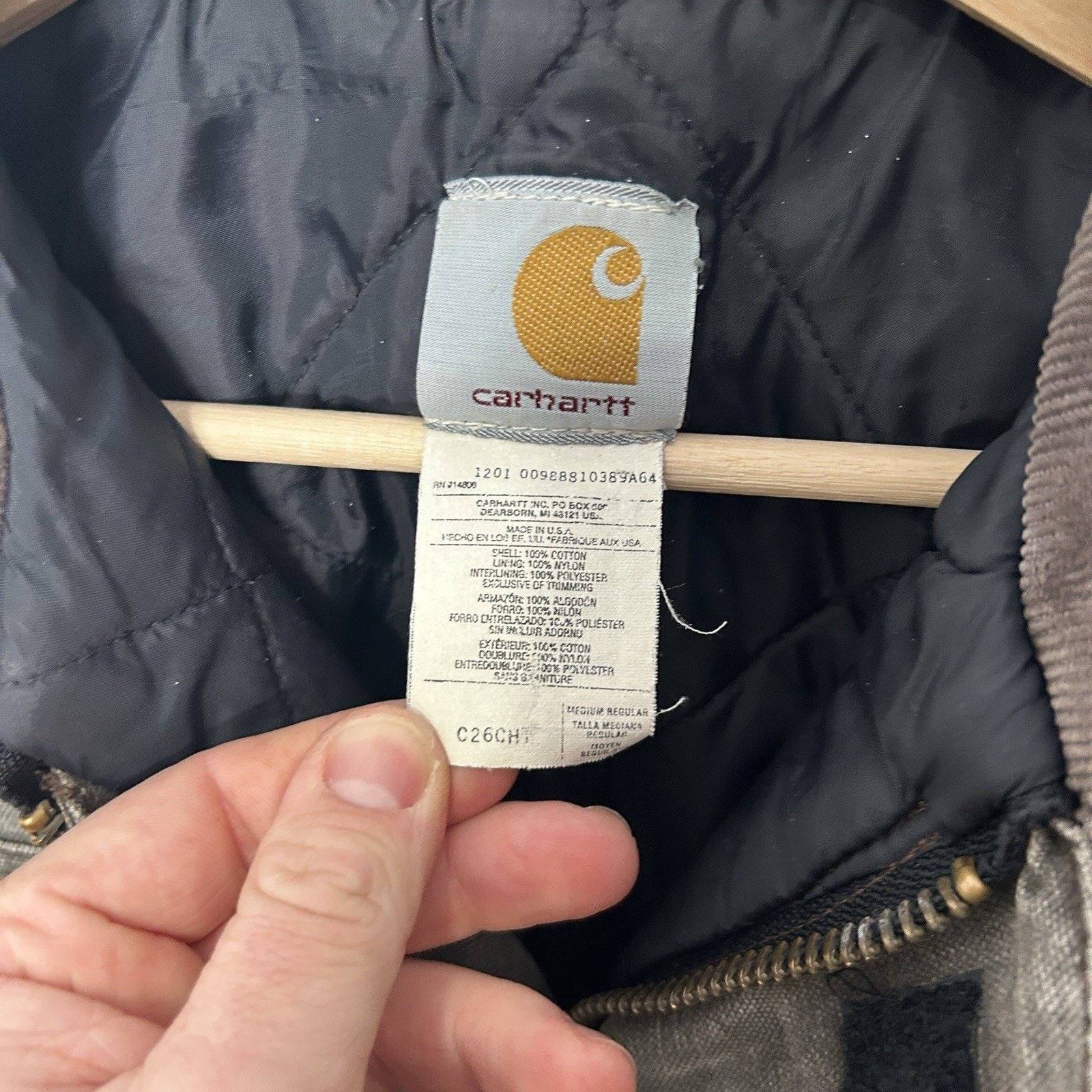 Carhartt Vintage Faded Carhartt Quilted Artic Jacket “Chestnut” C26 Size US M / EU 48-50 / 2 - 11 Thumbnail