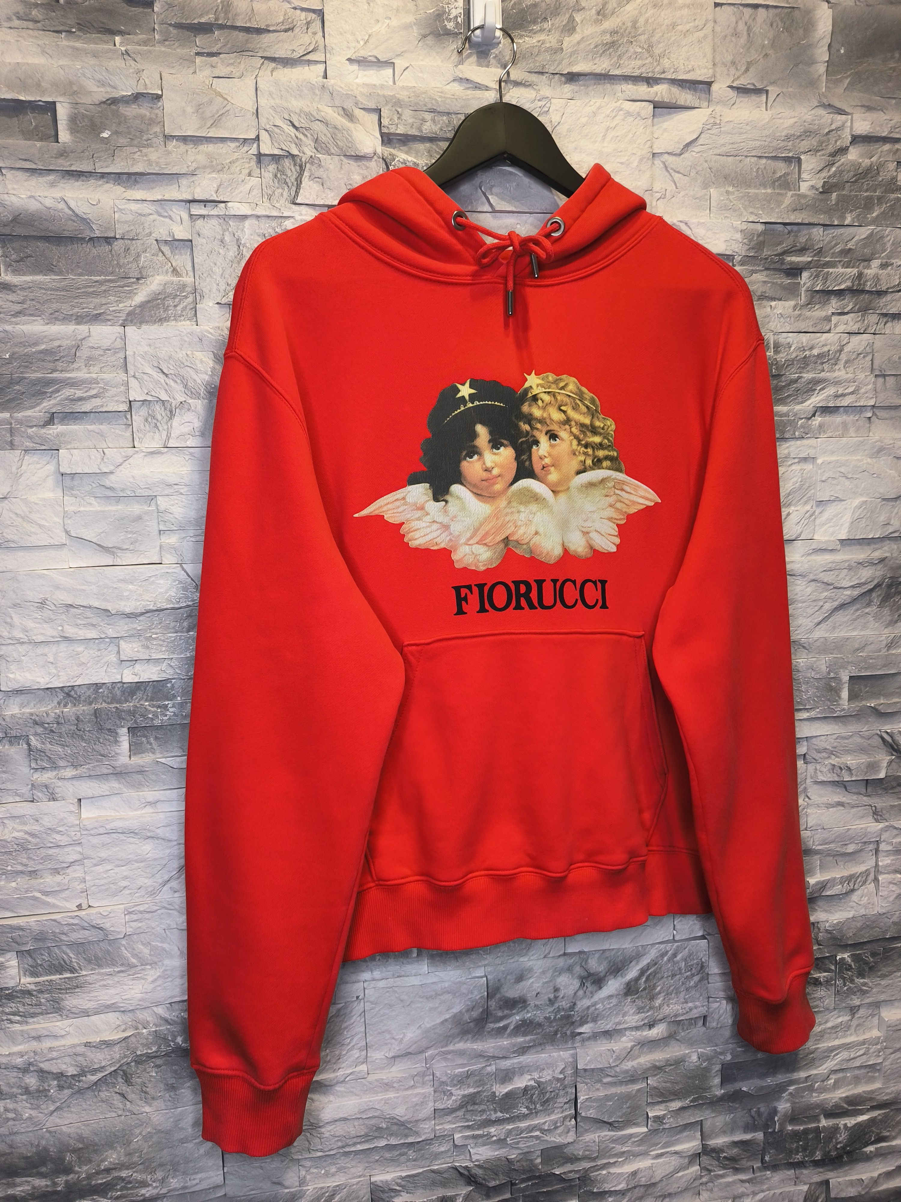 Fiorucci Fiorucci Angels Hoodie Sweatshirt Logo Red Size M / US 6-8 / IT 42-44 - 3 Thumbnail