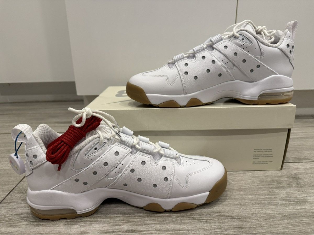 Nike × Supreme Supreme Nike SB Air Max 2 CB '94 Low White Varsity Red Sz 12 Size US 12 / EU 45 - 2 Thumbnail