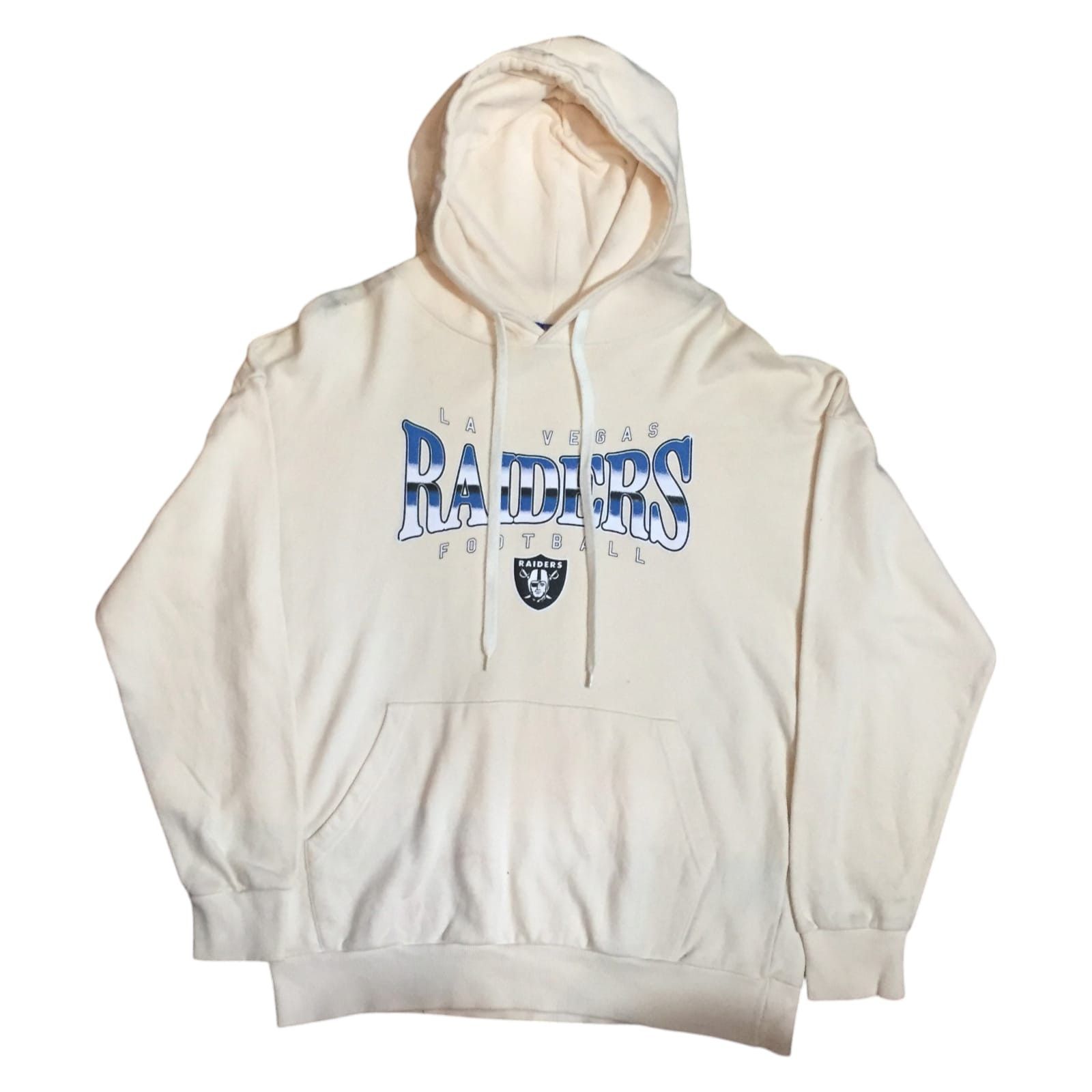 NFL NFL Hoodie Raiders by Reebok Cream Size US M / EU 48-50 / 2 - 1 Thumbnail