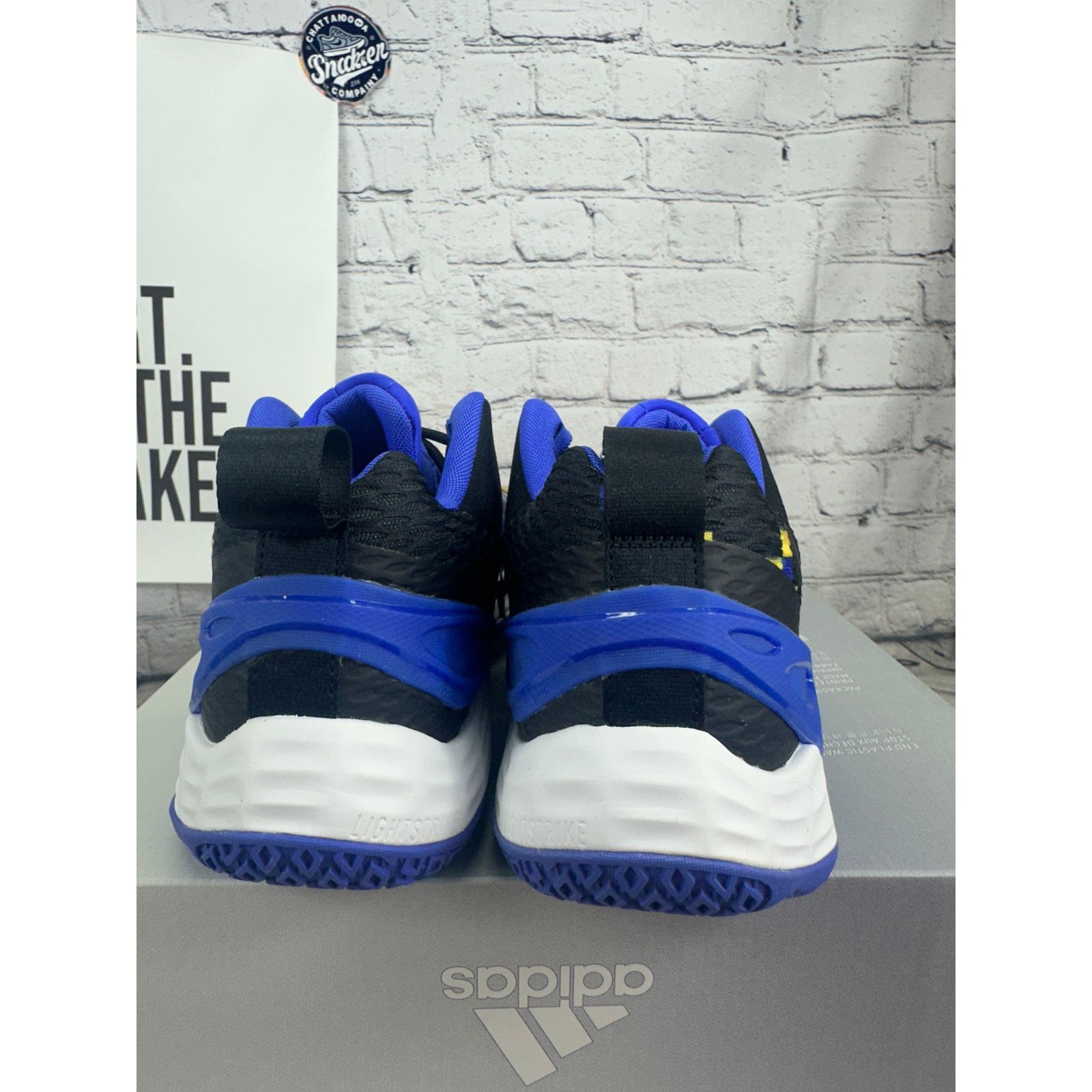 Adidas Adidas Exhibit A Low Basketball Shoes Mens 11 Blue Black Size US 11 / EU 44 - 4 Thumbnail