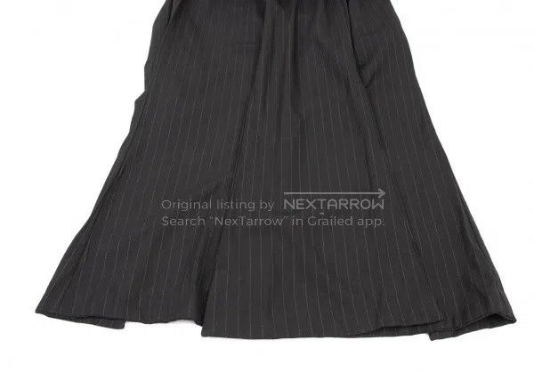 Comme des Garcons Comme des Garcons size F Dark vintage striped design skirt Size 22" - 6 Thumbnail