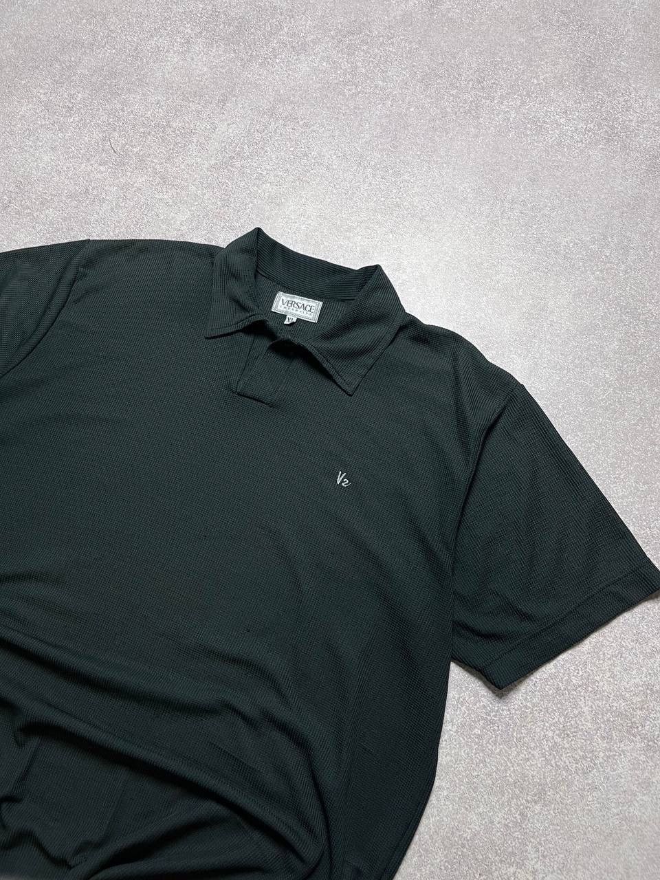 Versace Vintage Versace Polo Shirt XL Size US XL / EU 56 / 4 - 2 Thumbnail
