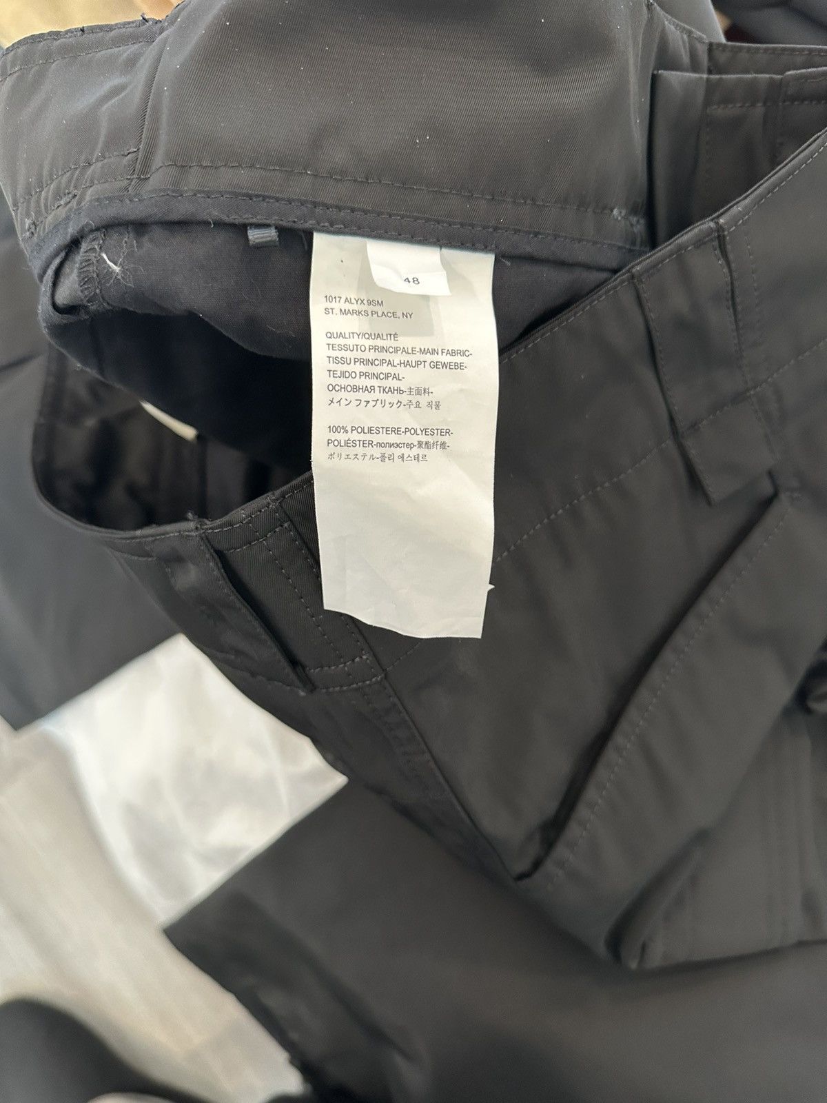 1017 ALYX 9SM × Alyx 1017 Alyx 9SM Black Tactical Cargo Pants Size US 32 / EU 48 - 7 Thumbnail