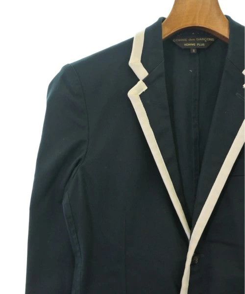 Comme des Garcons Homme Plus Jacket Tailored Piping Cotton 2 Button Flap Pocket Green Size US S / EU 44-46 / 1 - 4 Thumbnail