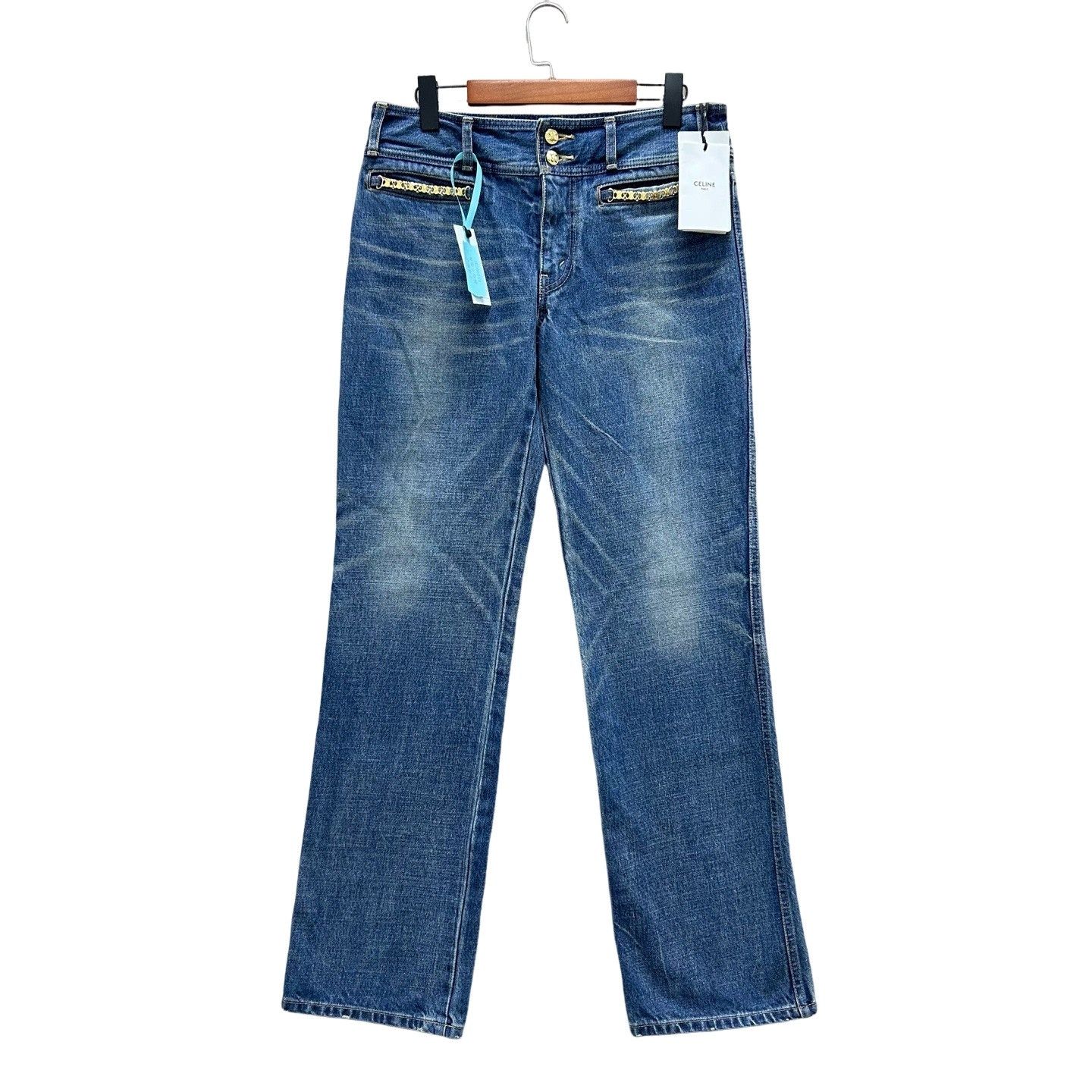 Celine Celine Triomphe Chain Jeans Size 29 Size 29" - 1 Thumbnail