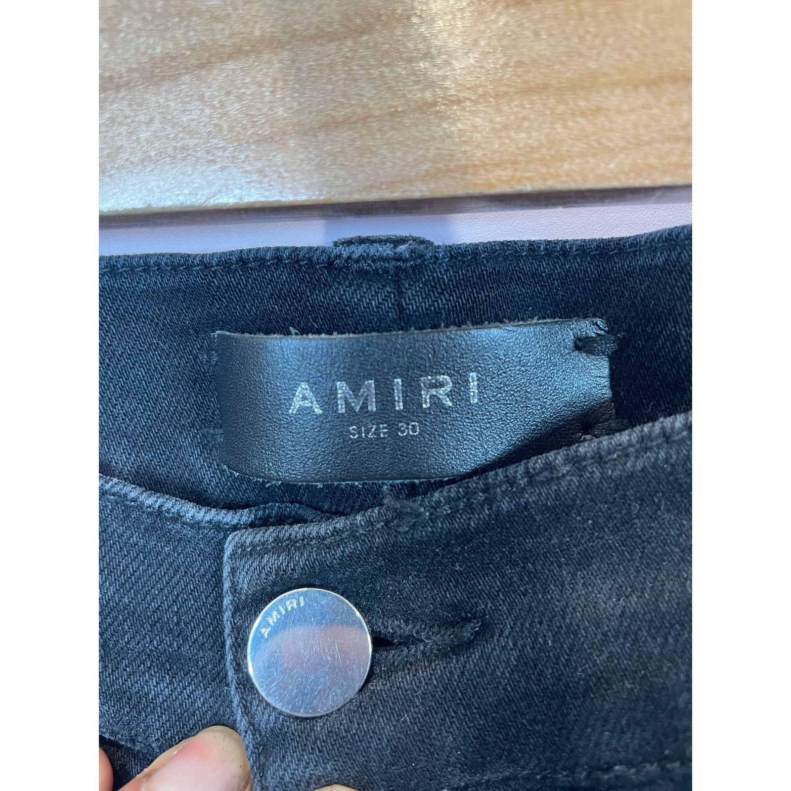 Amiri Amiri Jeans Swan Patch Black Used 30 Size US 30 / EU 46 - 3 Thumbnail
