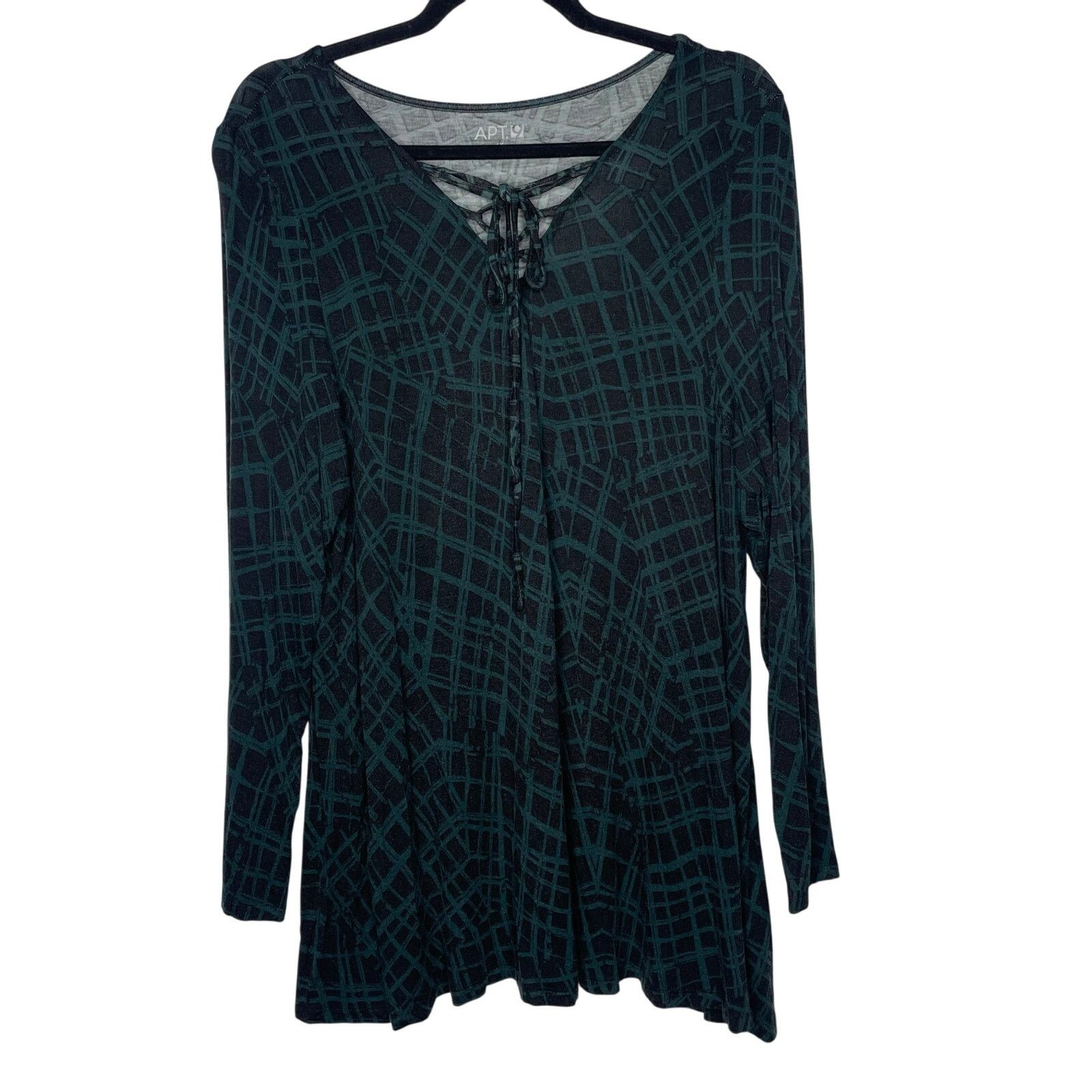 Apt. 9 Apt. 9 Long Sleeve Rayon Top Size XL / US 12-14 / IT 48-50 - 1 Thumbnail