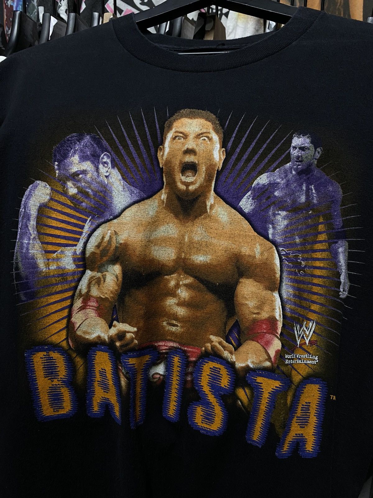 WWE Vintage WWE Batista Wrestling Men’s Tee Shirt Medium Size US M / EU 48-50 / 2 - 2 Thumbnail