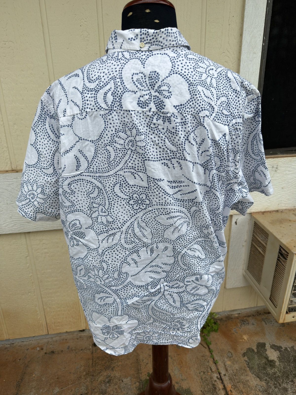 Reyn Spooner PreOwned Reyn Spooner Tailored White/Blue Hawaiian Men's 2XL Size US XXL / EU 58 / 5 - 2 Thumbnail