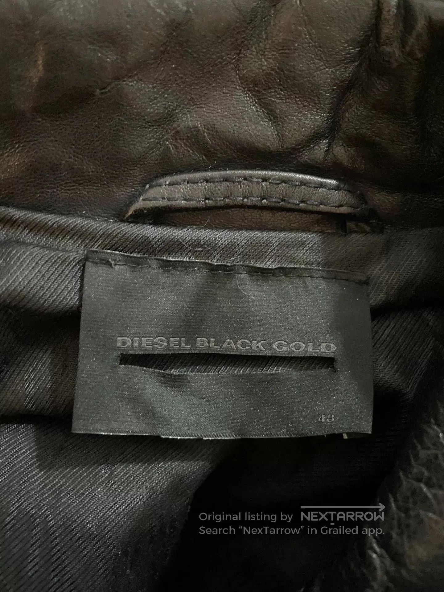 Diesel Black Gold diesel blackgold lambskin leather jacket size 48. Size US M / EU 48-50 / 2 - 4 Thumbnail