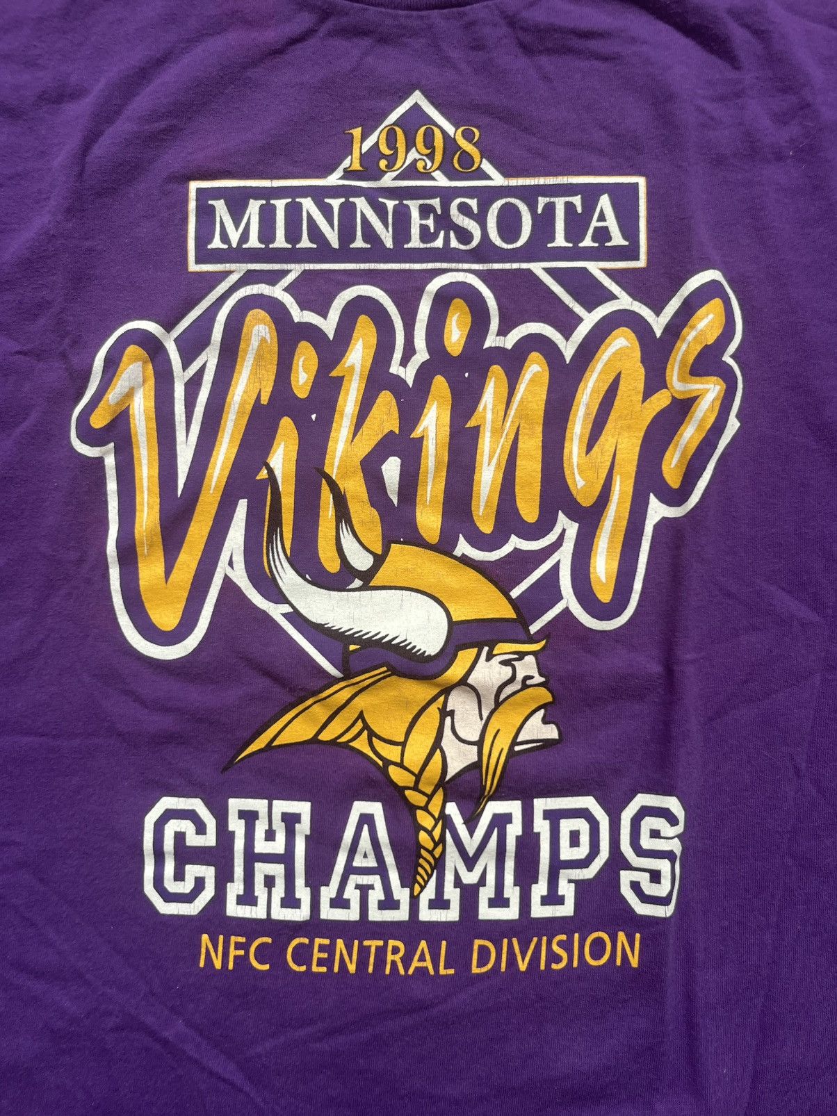 Logo 7 × NFL × Vintage Vintage 1998 Minnesota Vikings NFL Tee Size US XL / EU 56 / 4 - 3 Thumbnail
