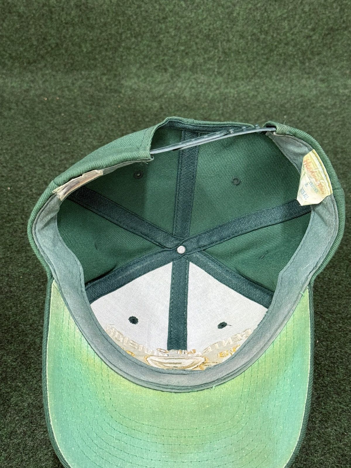 Drew Pearson Vintage Green Bay Packers 1995 NFC Division Champs Hat Size ONE SIZE - 4 Thumbnail